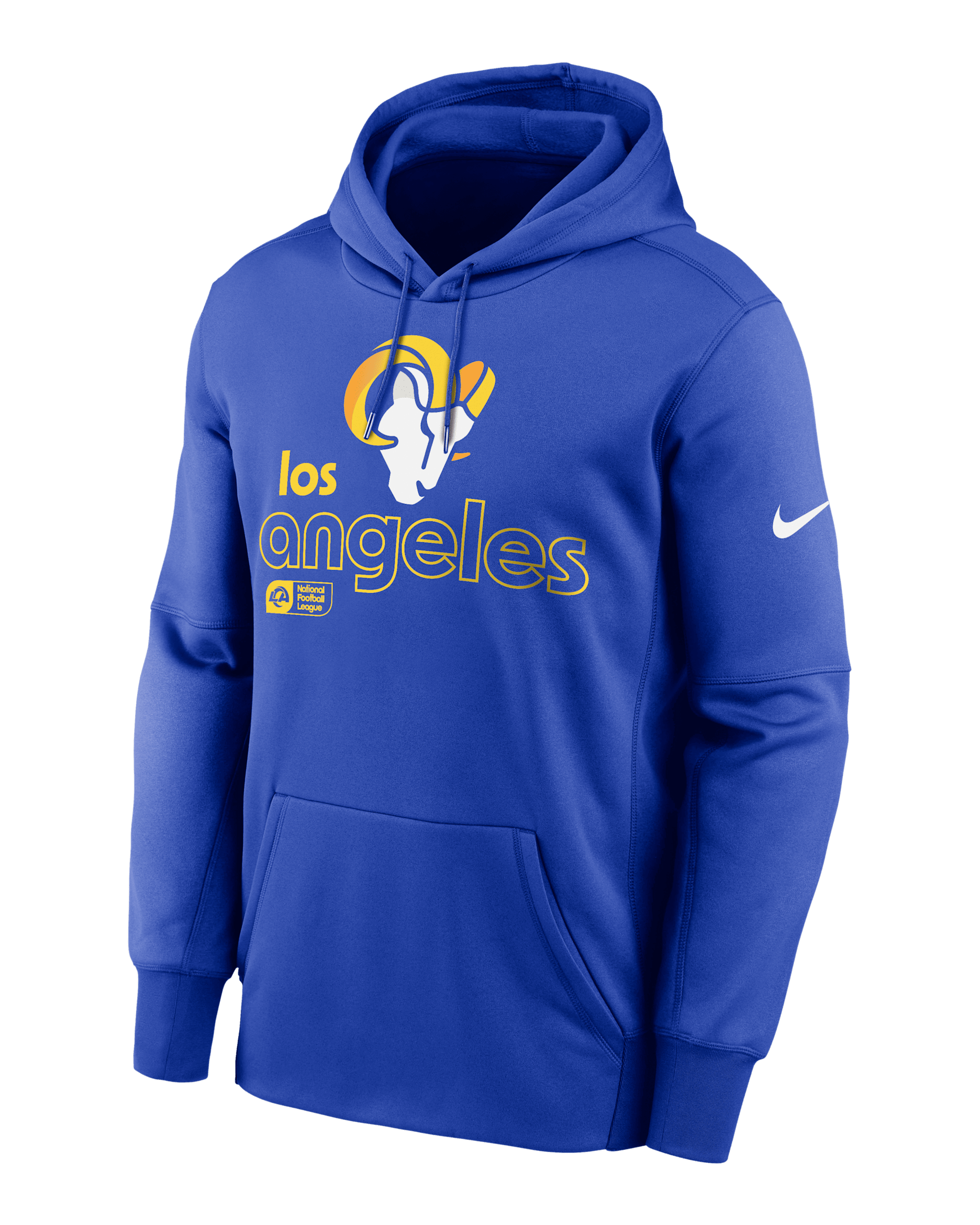 Los Angeles Rams Men’s Nike Therma NFL Pullover Hoodie - Royal