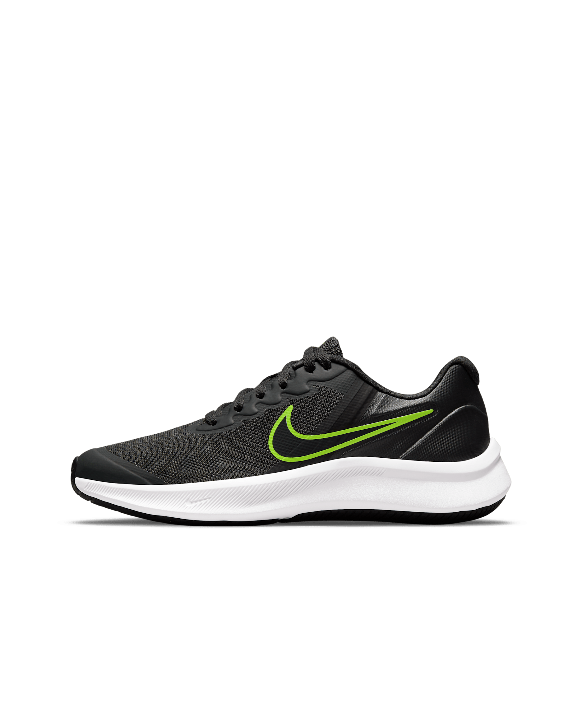 Nike Star Runner 3 Older Kids' Road Running Shoes - Dark Smoke Grey/Black/Black