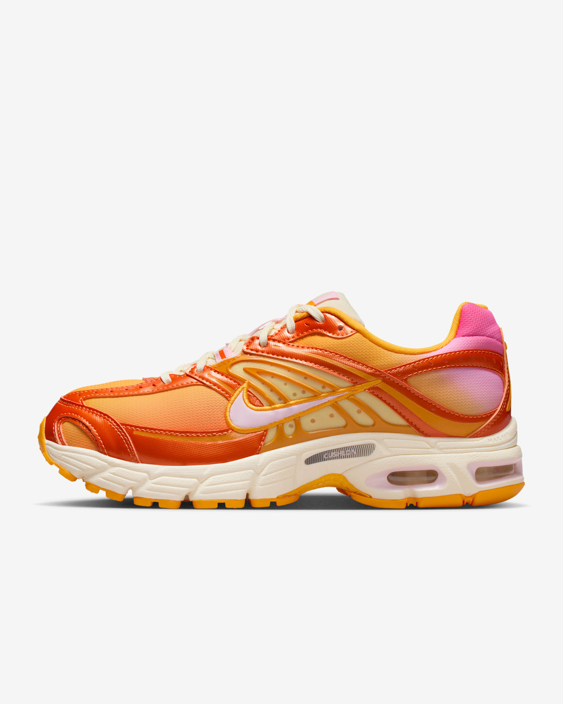 Nike Air Max Moto 2K Women's Shoes - Orange Horizon/University Gold/Multi-Color/Pink Foam