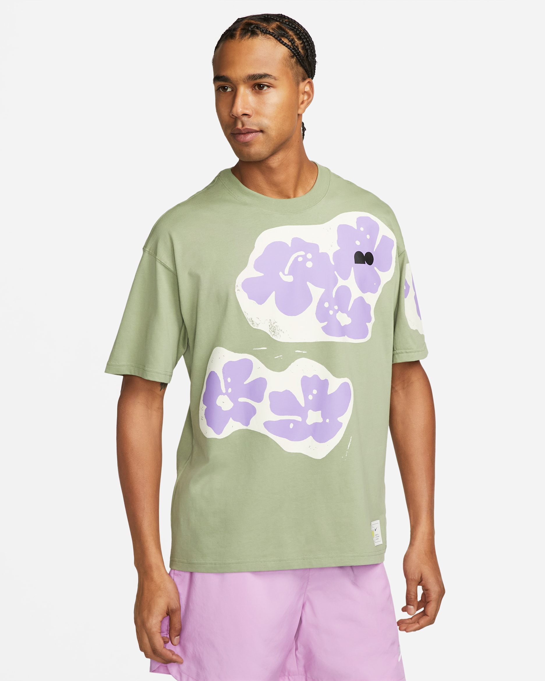 Naomi Osaka Graphic T-Shirt - Oil Green/Space Purple
