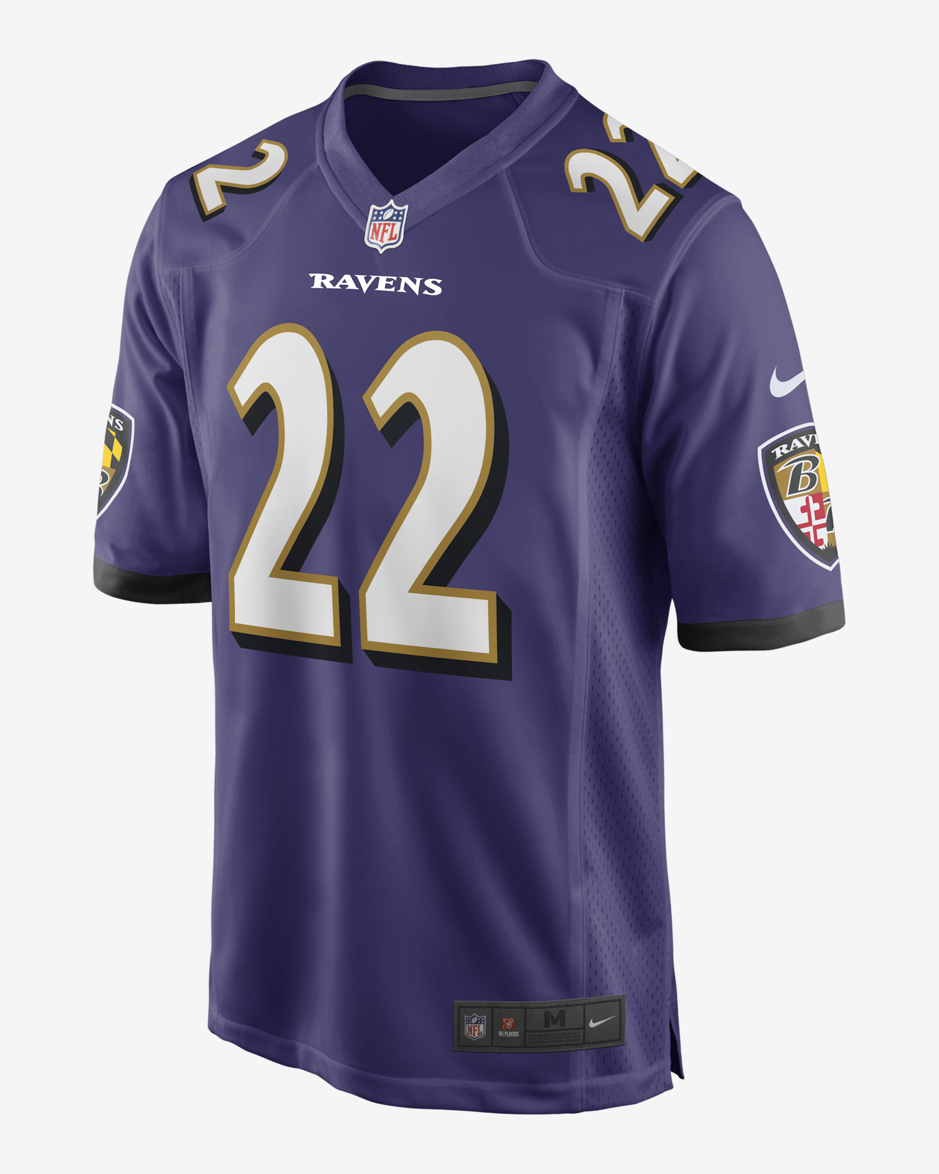Derrick Henry Baltimore Ravens Men's Nike NFL Game Football Jersey - New Orchid