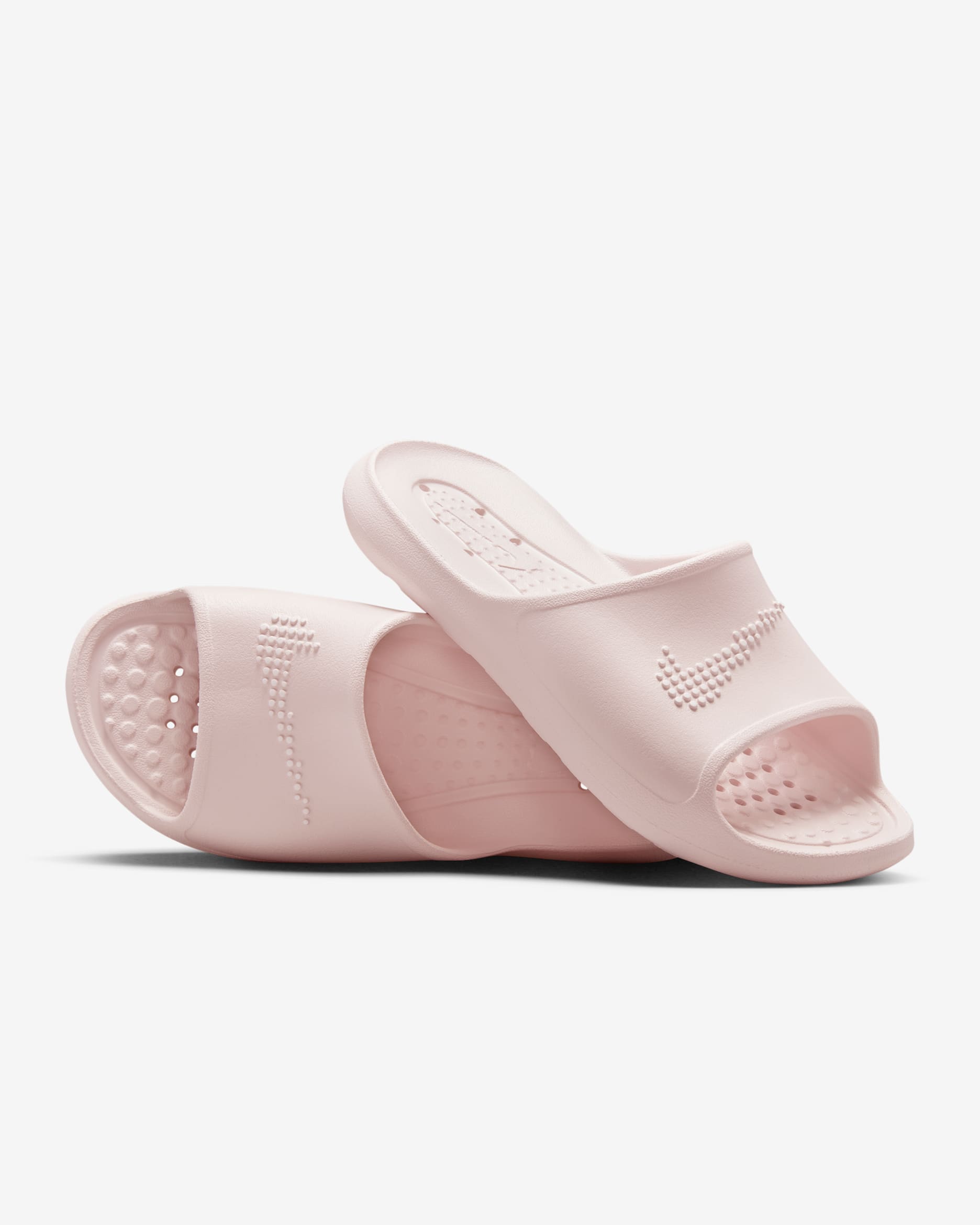 Nike Victori One Shower 女款拖鞋 - Barely Rose/Barely Rose/白色