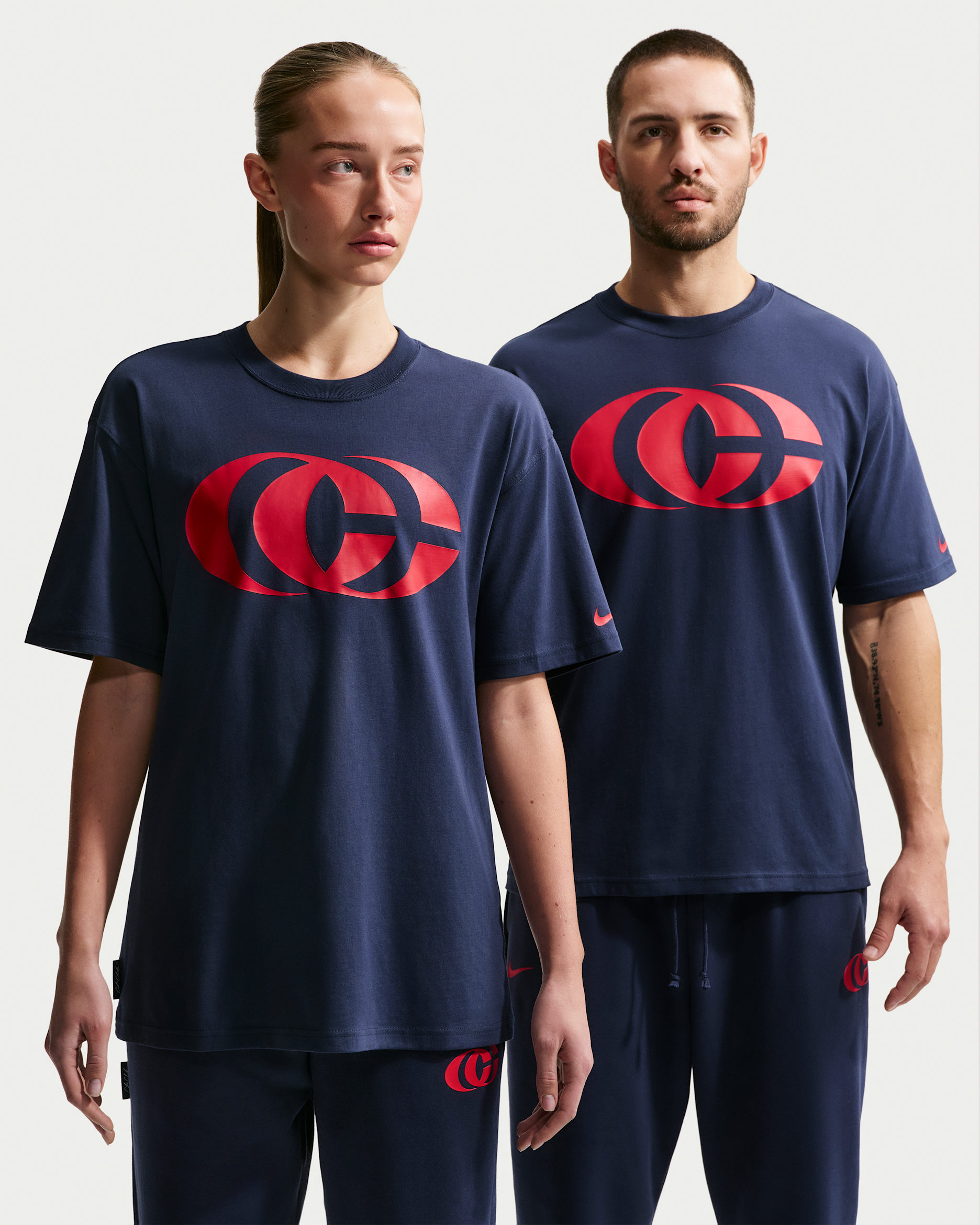 Playera de básquetbol Nike Caitlin Clark - Azul marino medianoche/Rojo universitario