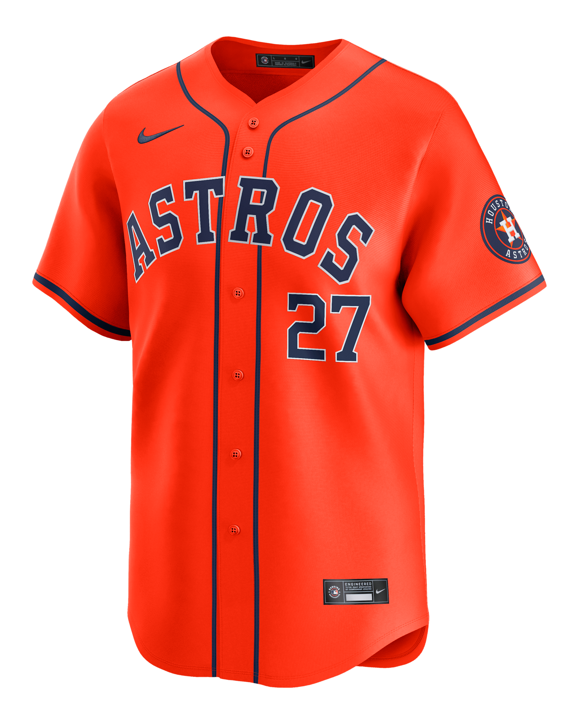Jose Altuve Houston Astros Men's Nike Dri-FIT ADV MLB Limited Jersey - Orange