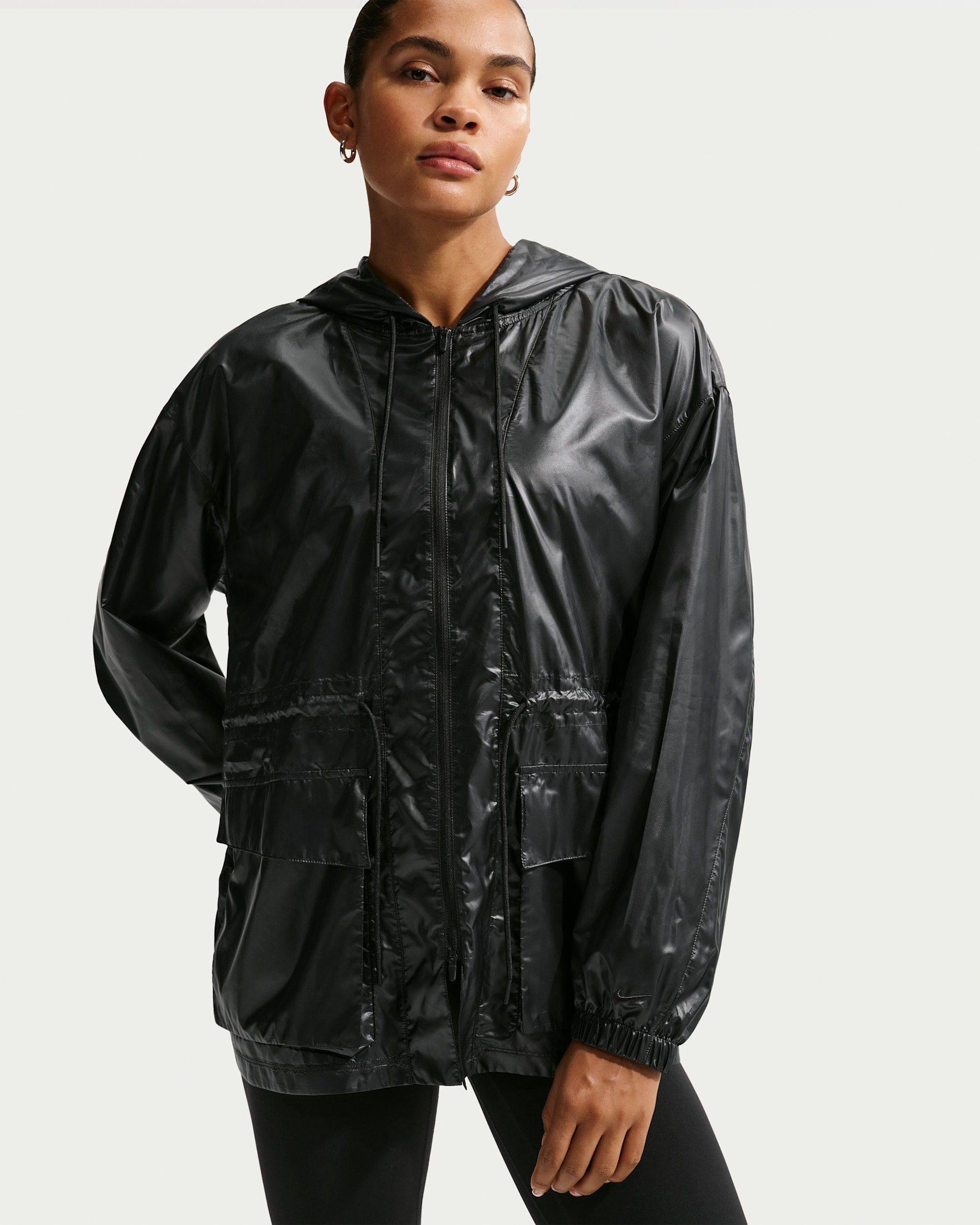 Nike Sportswear Women's Oversized Sport Jacket - Black/Black