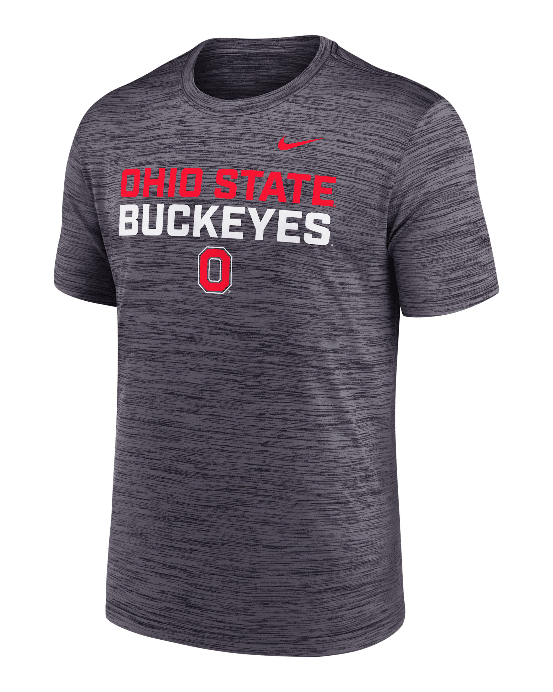Ohio State Campus Center Stack Velocity Men's Nike Dri-FIT College T-Shirt - Black