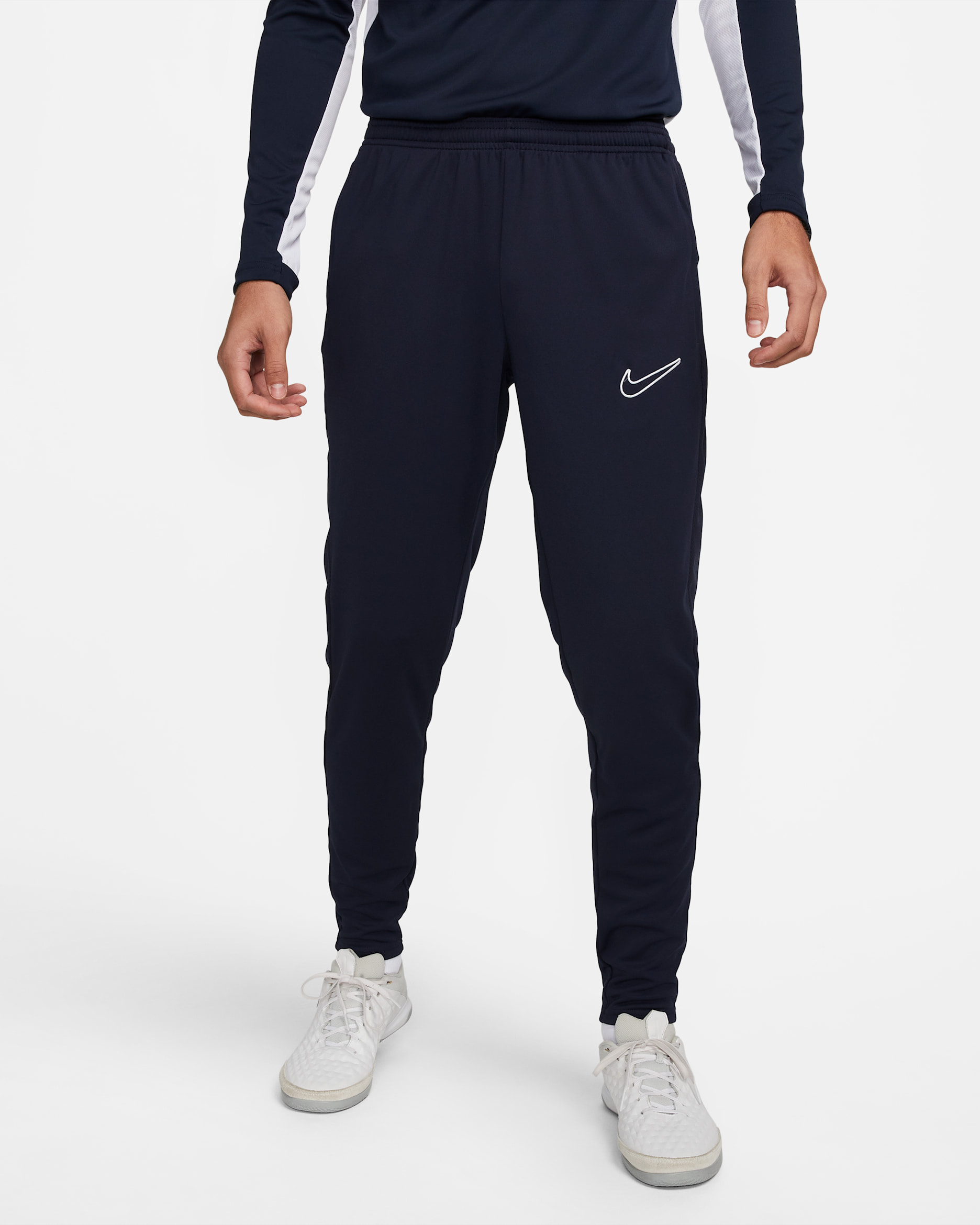Nike Dri-FIT Academy Dri-FIT fotballbukse til herre - Obsidian/Obsidian/Obsidian/Hvit