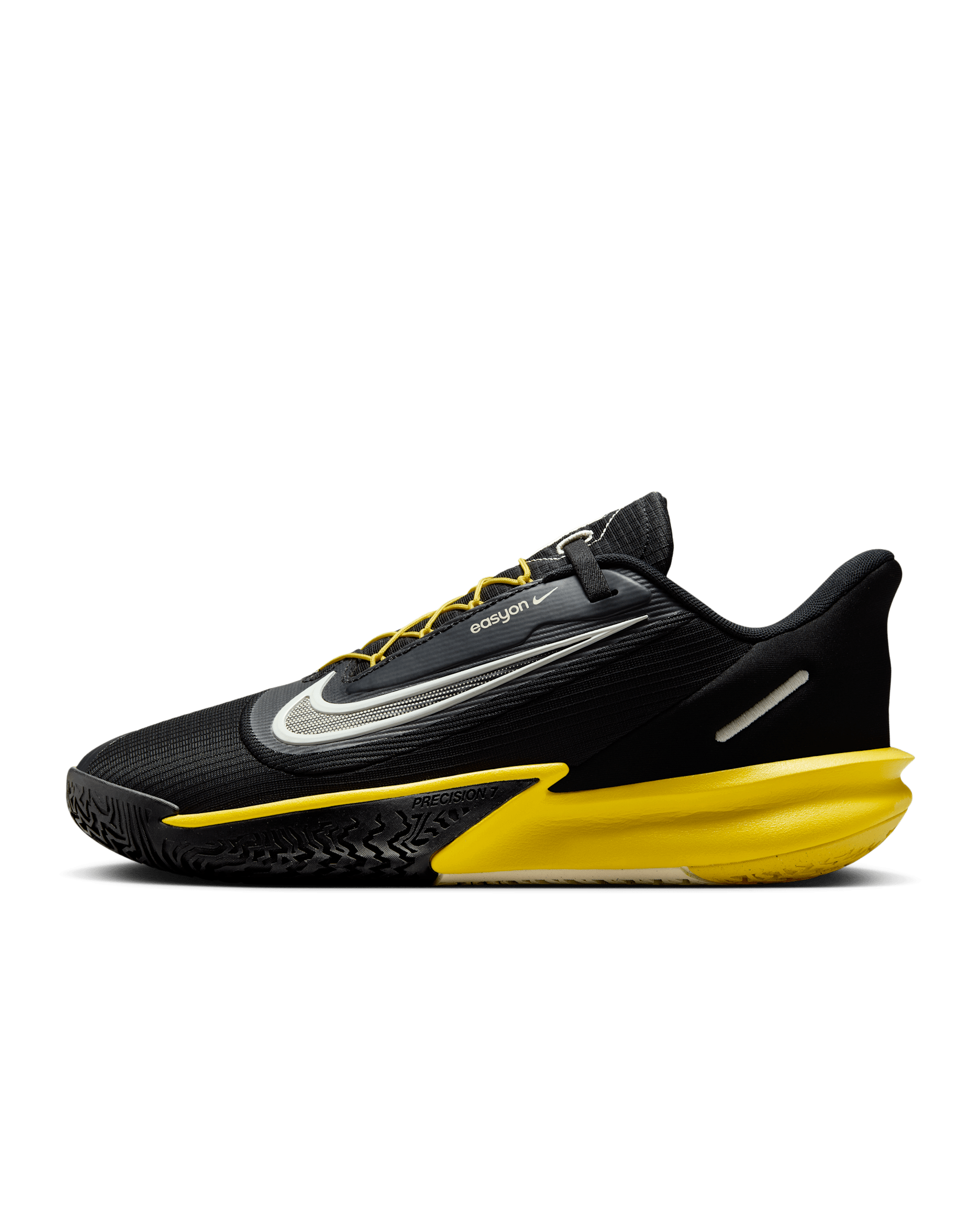 Nike Precision 7 EasyOn Men's Basketball Shoes - Black/Lightning/Coconut Milk