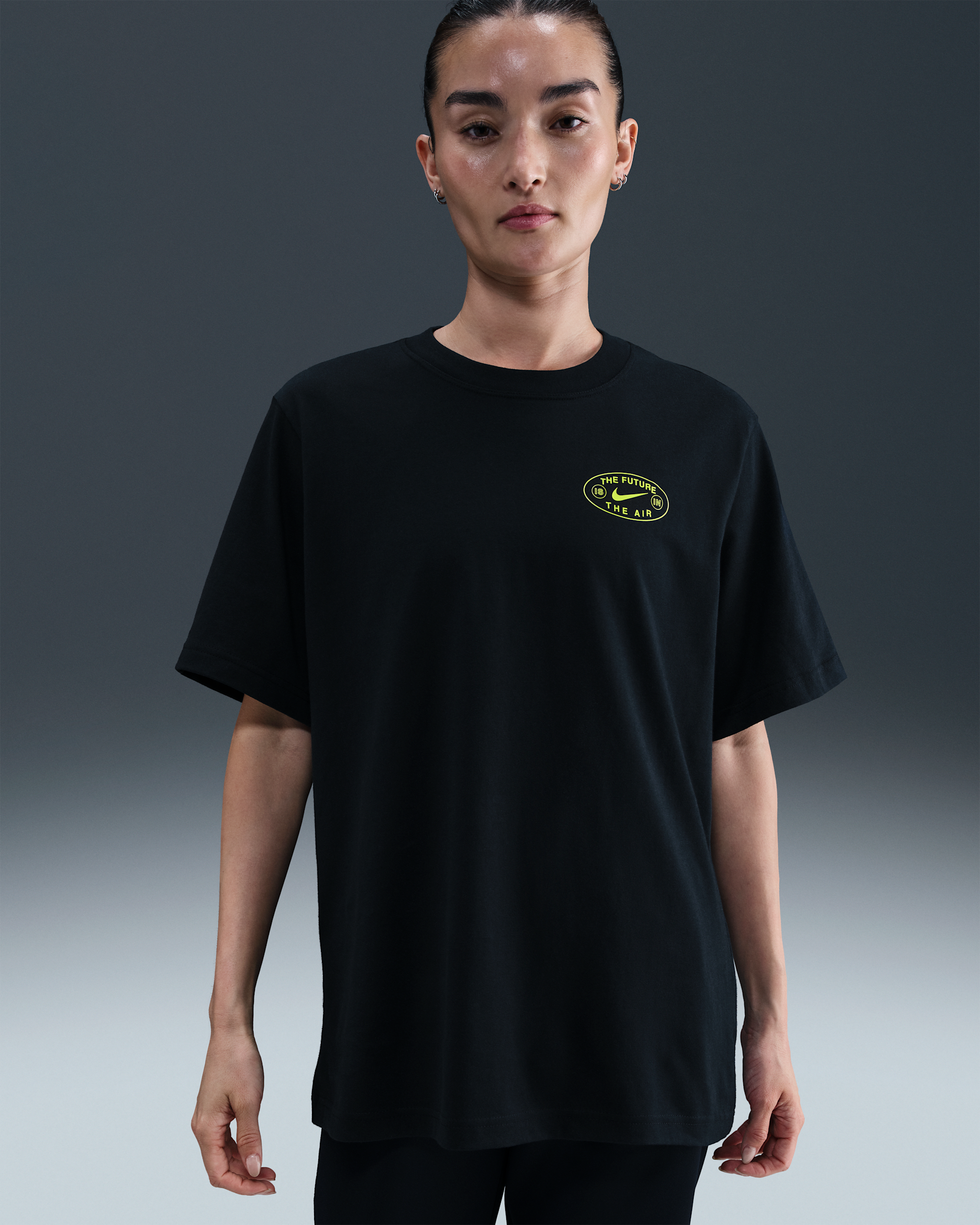 Playera de ajuste holgado Nike Sportswear para mujer - Negro