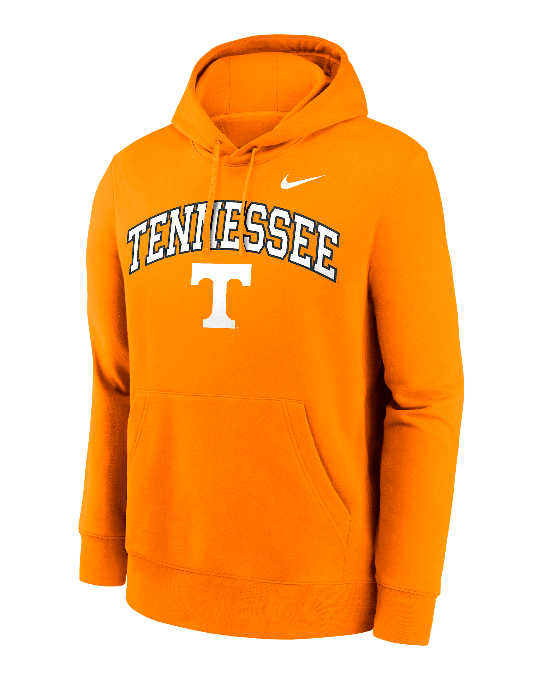 Tennessee Arch Men's Nike College Pullover Hoodie - Team Orange