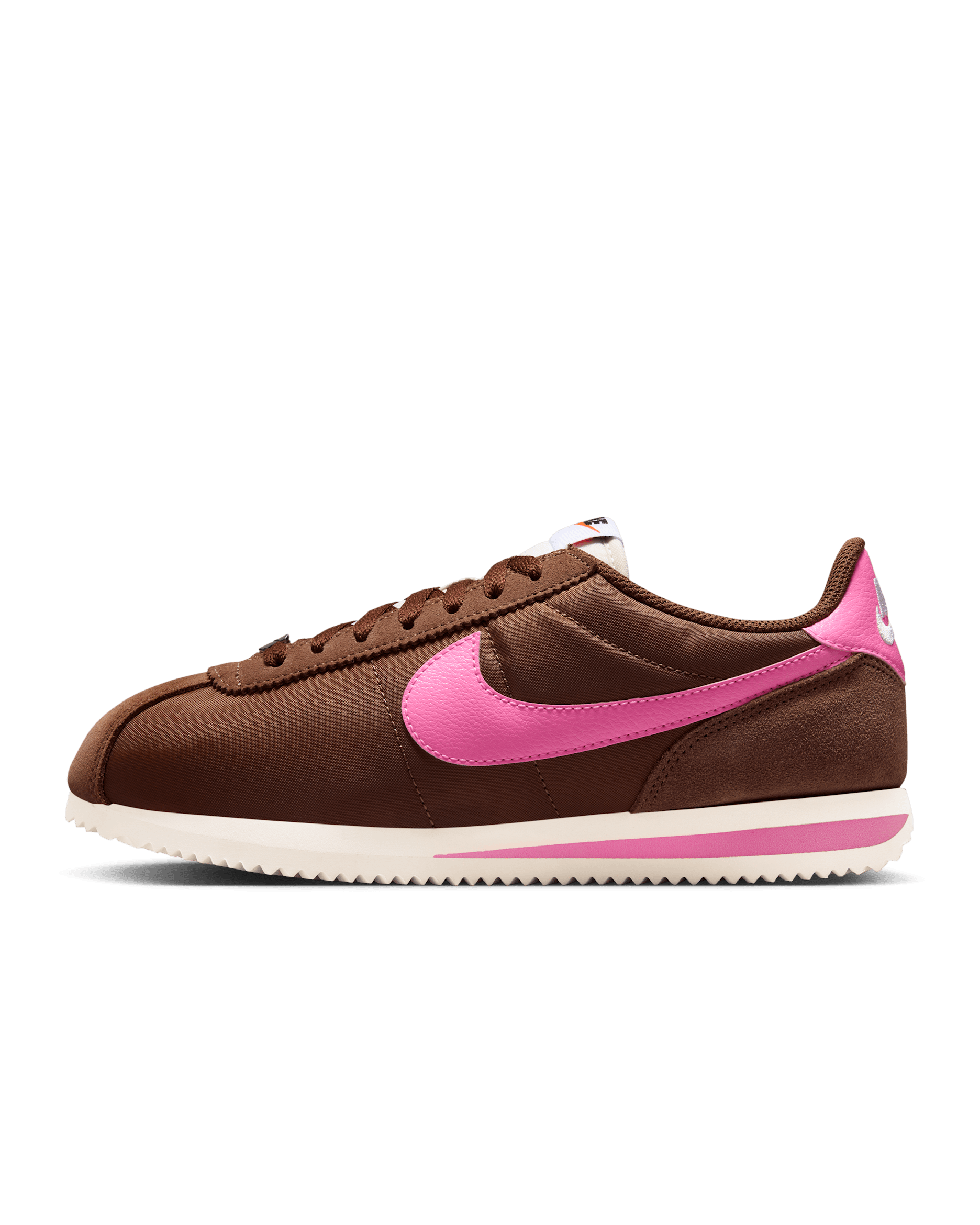 Nike Cortez Textile Schuh - Fauna Brown/Sail/Weiß/Pink Spell