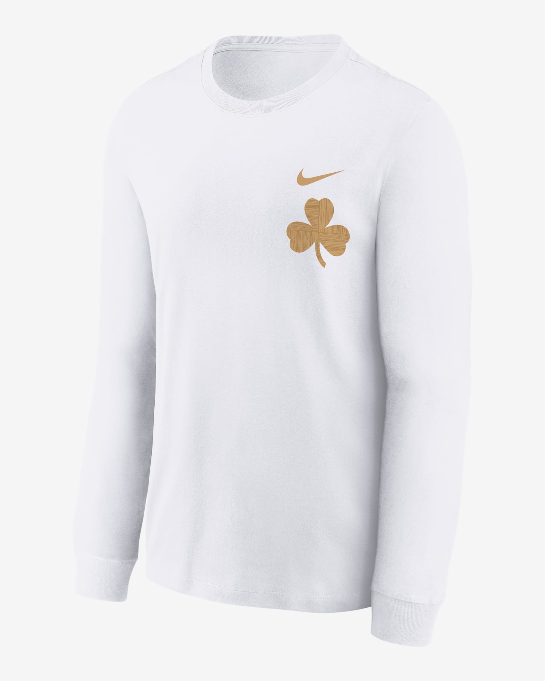 Boston Celtics Essential City Edition Big Kids' Long-Sleeve T-Shirt - White