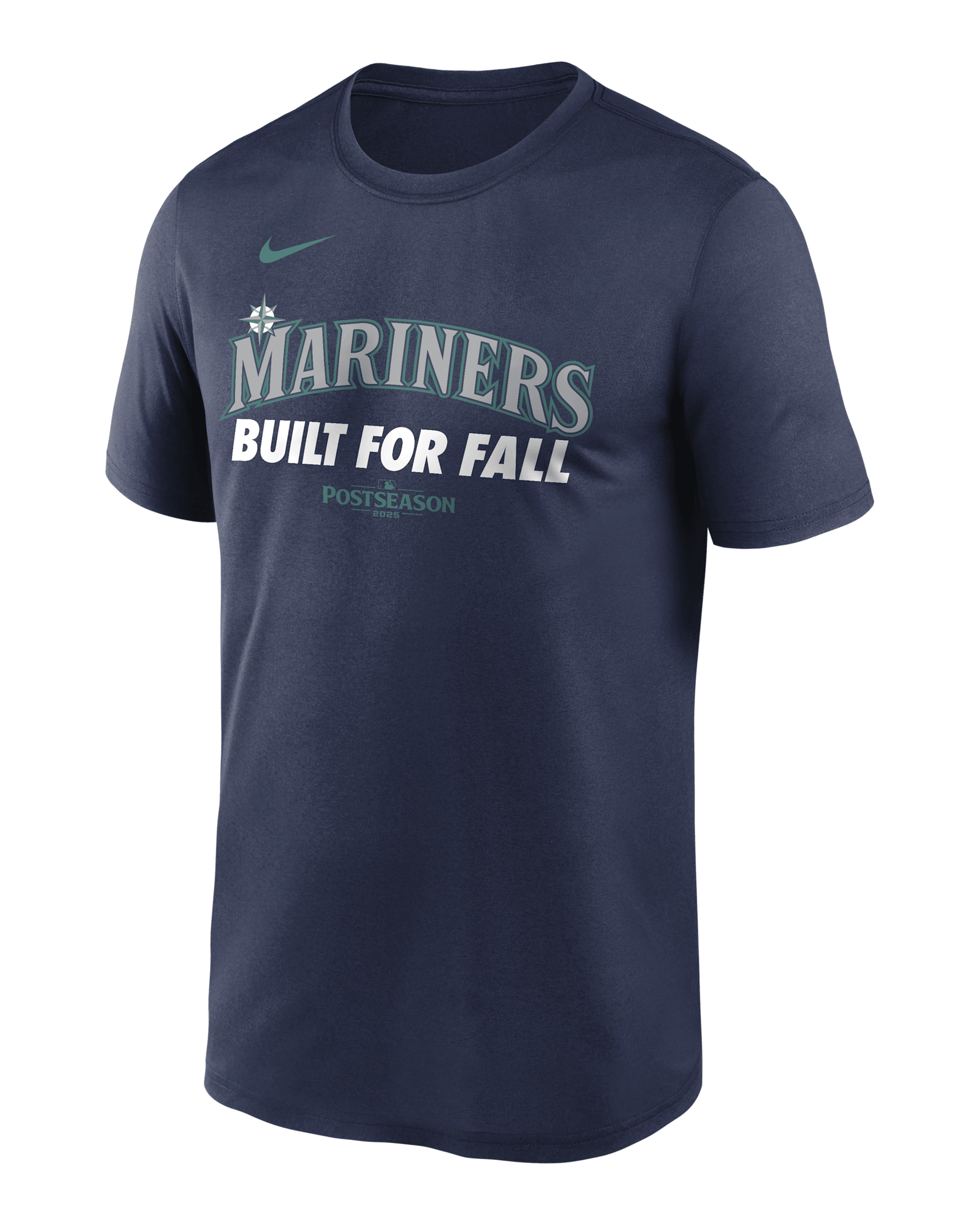 Playera Nike Dri-FIT de la MLB para hombre Seattle Mariners 2025 Postseason Authentic Collection Legend - Azul marino