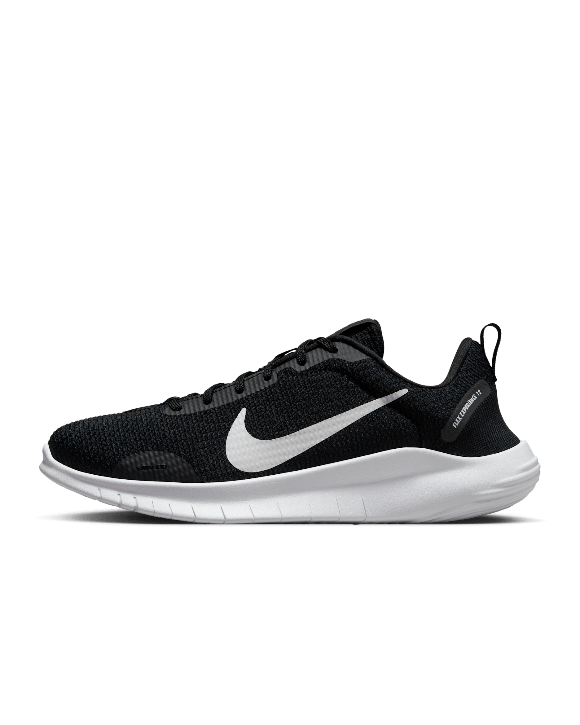 Tenis de correr en pavimento para mujer Nike Flex Experience Run 12 - Negro/Gris humo oscuro/Blanco