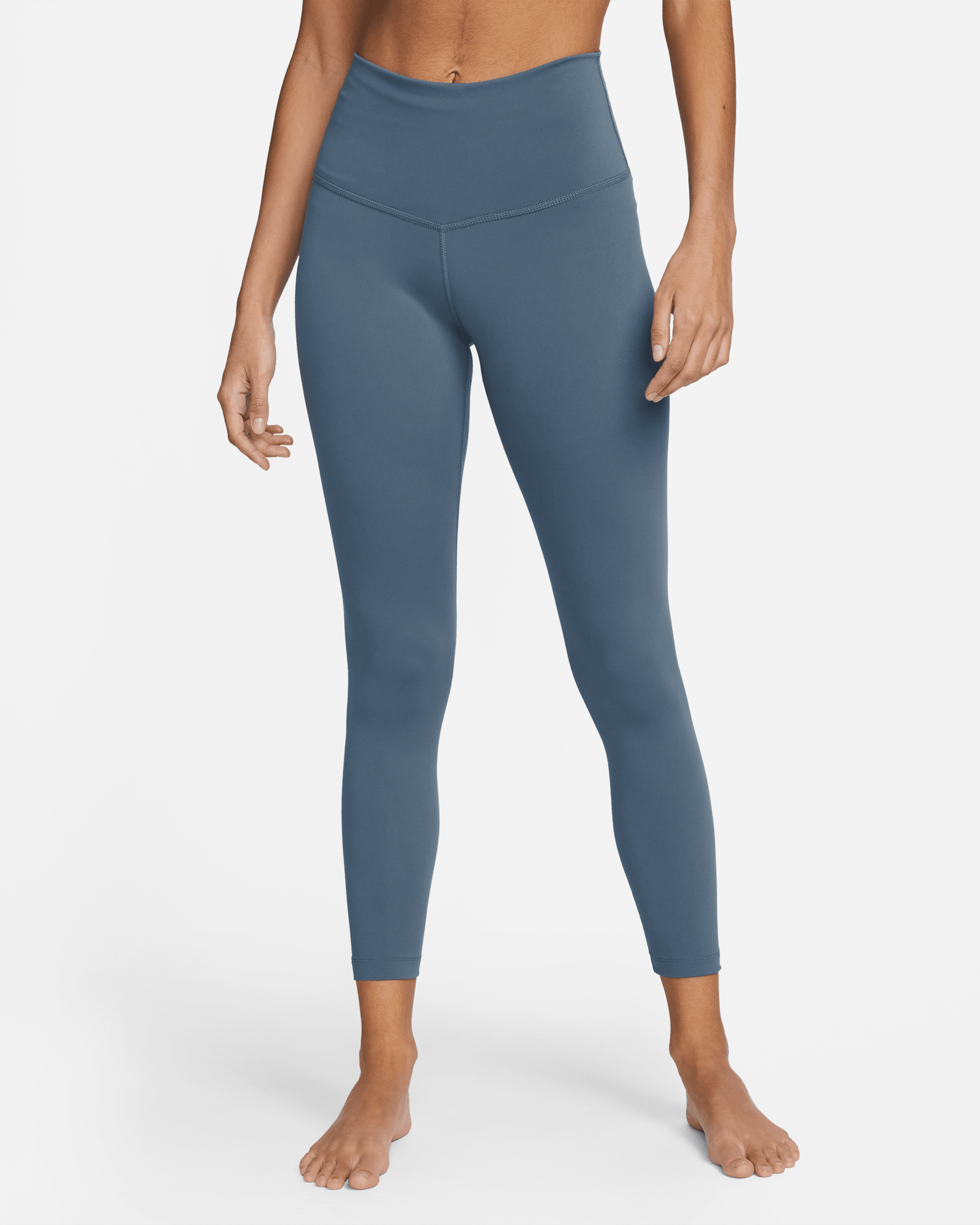 Nike Yoga Women's High-Waisted 7/8 Leggings - Diffused Blue/Particle Grey