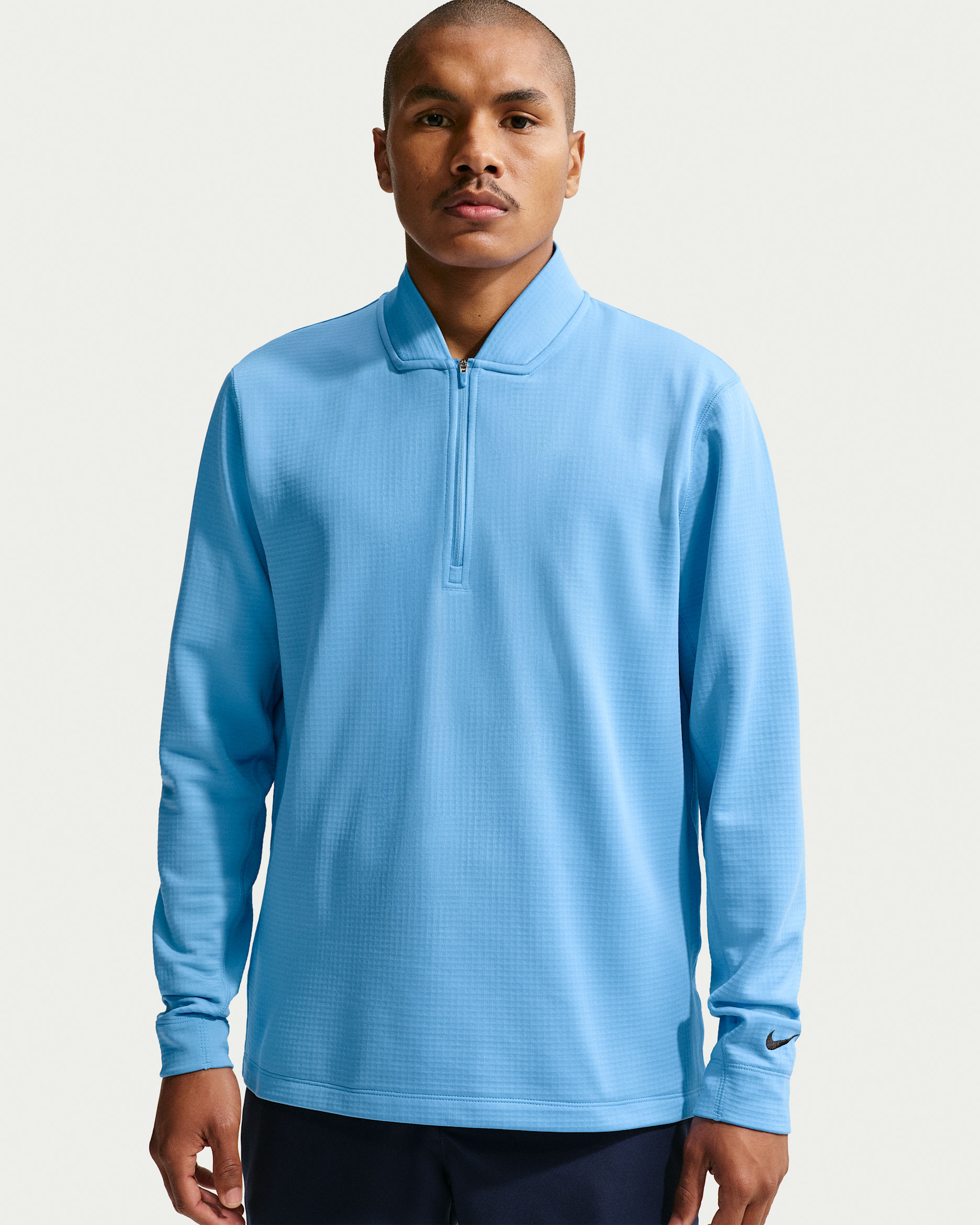 Nike Velocity Men's Therma-FIT 1/2-Zip Golf Top - University Blue/Black