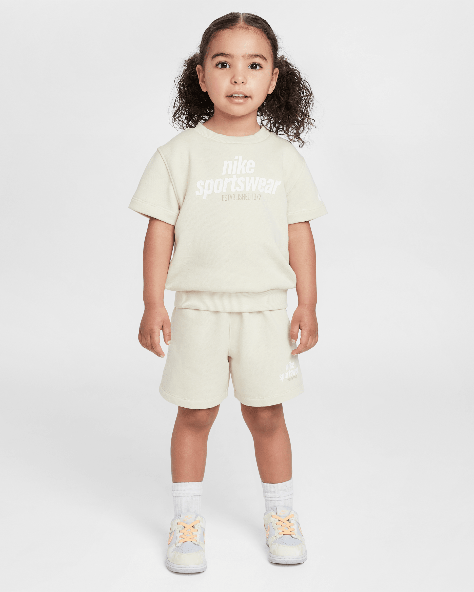 Nike Toddler Club Family 2-Piece Shorts Set - Light Khaki