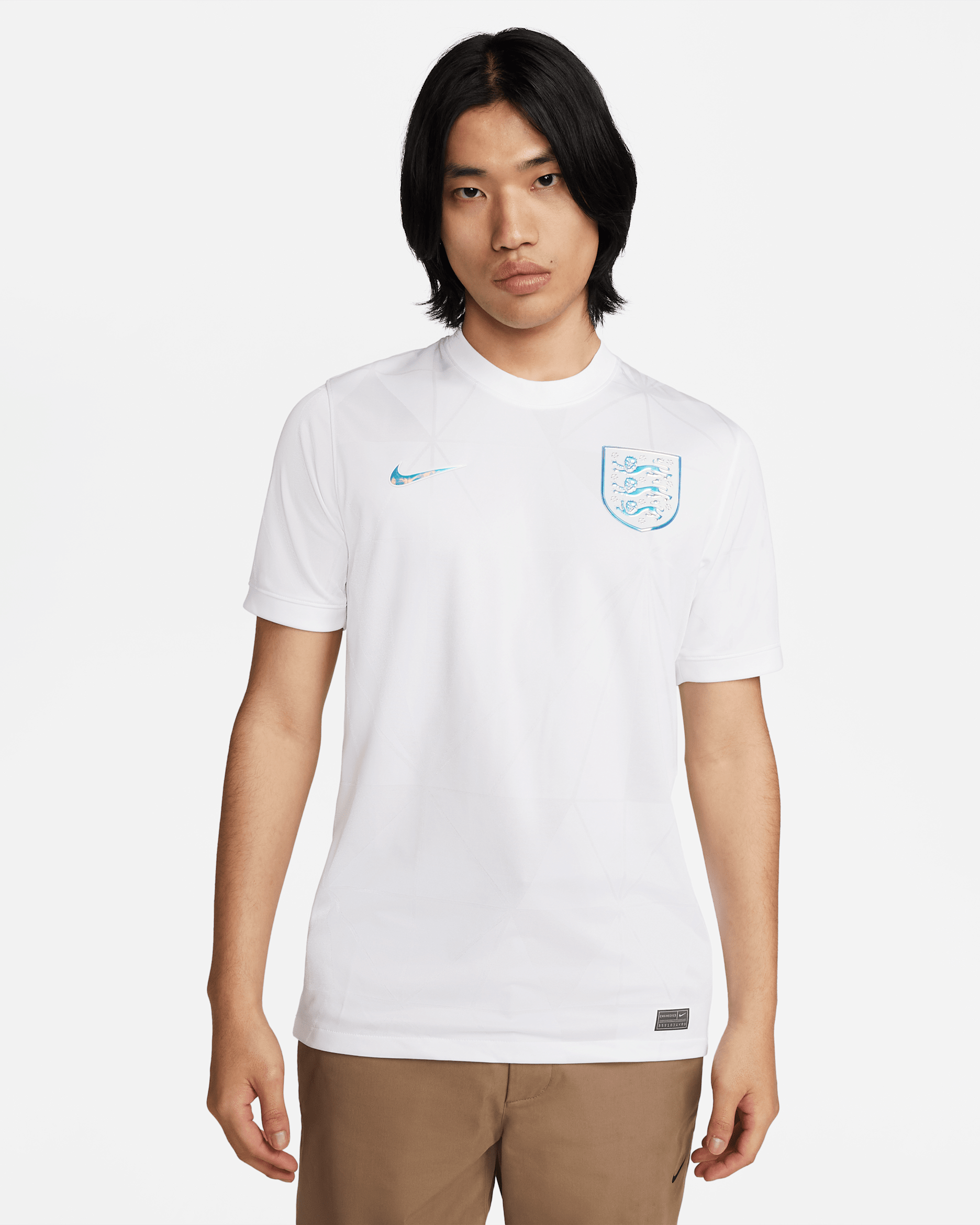 England 2022 Stadium Home Men's Nike Dri-FIT Soccer Jersey - White