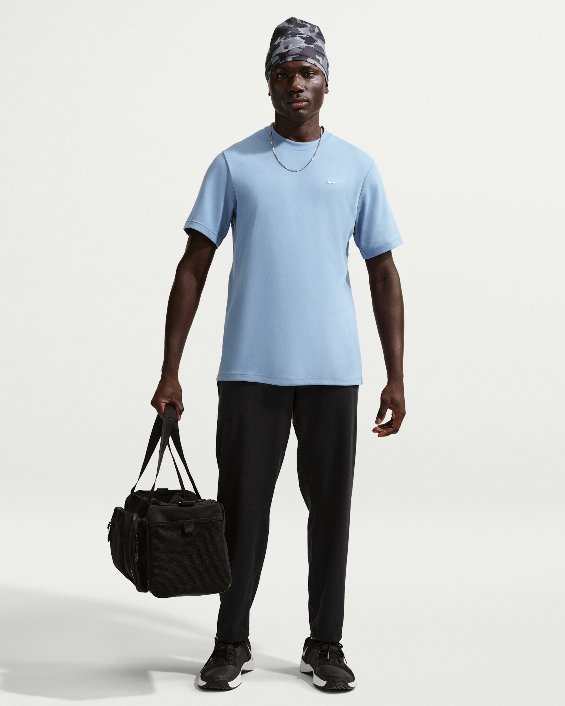 Pants de alto rendimiento Dri-FIT con protección contra los rayos UV para hombre Nike Primary NanoKnit - Negro/Negro