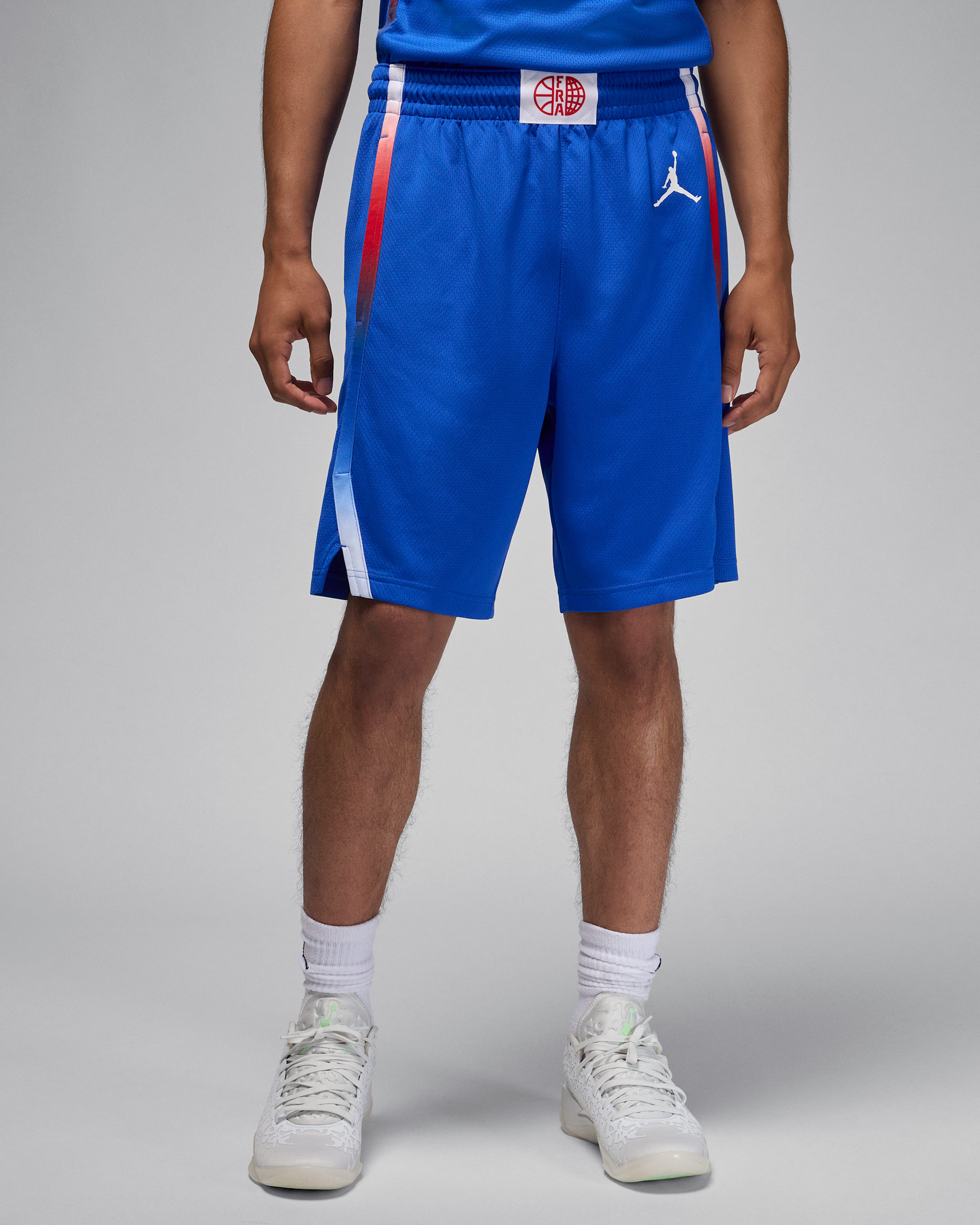 Short Nike Basketball France Limited Road pour homme - Hyper Royal/Blanc