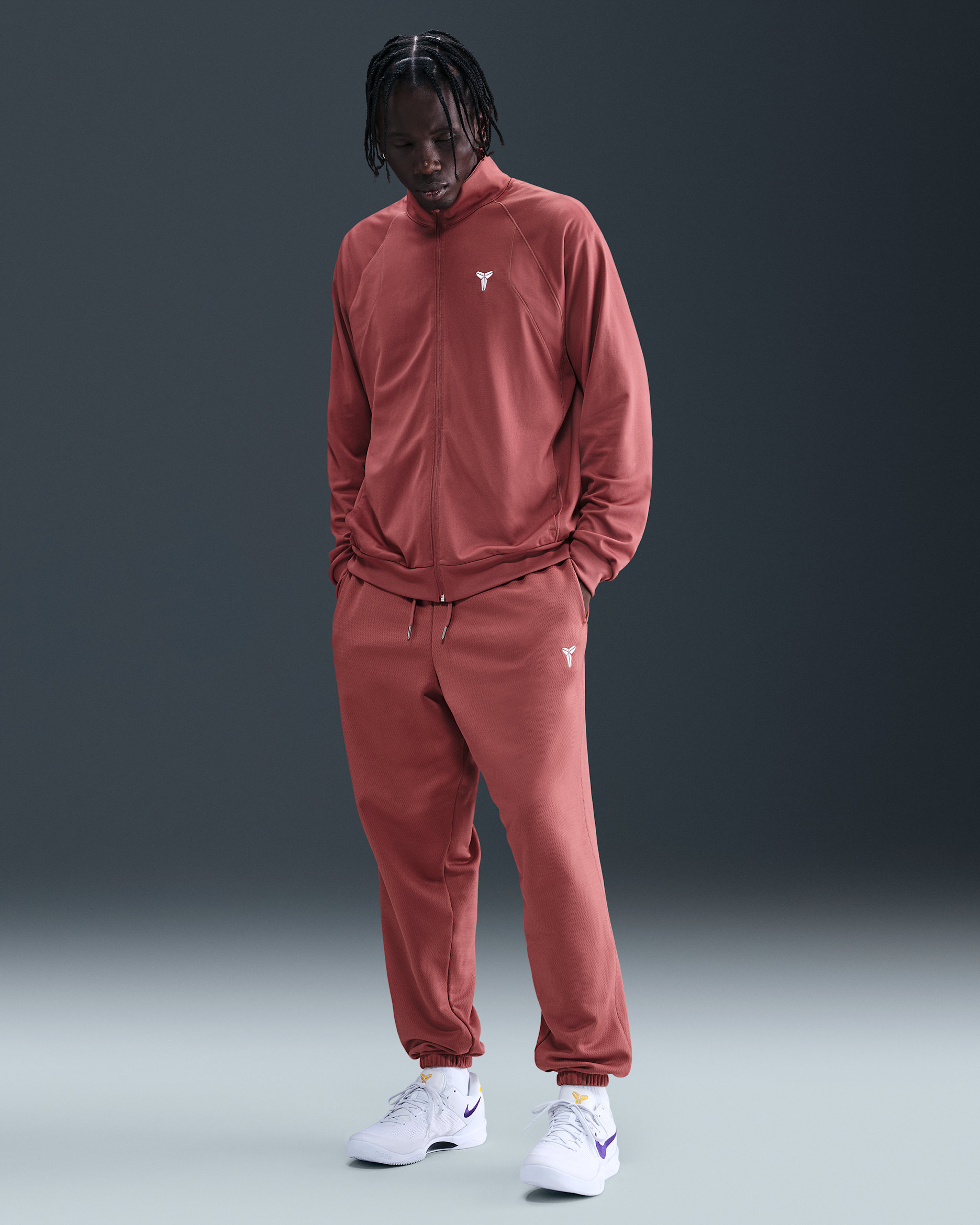 Kobe Therma-FIT basketbalbroek - Canyon Rust/Wit