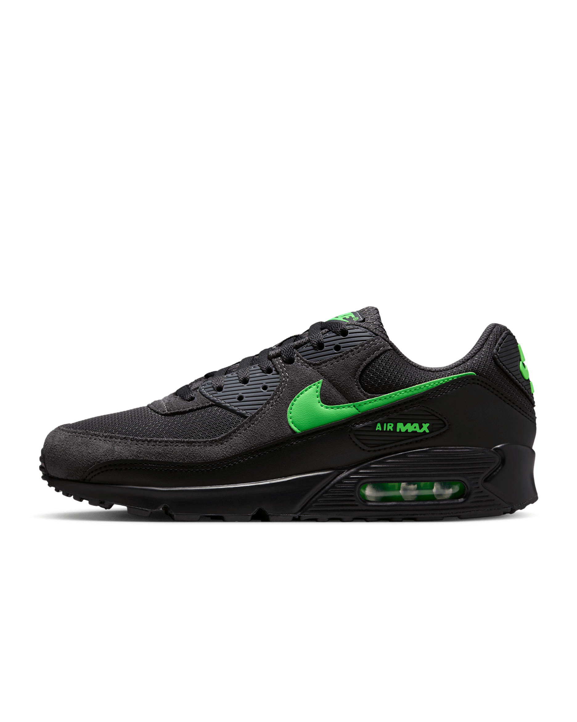 Nike Air Max 90 Men's Shoes - Anthracite/Black/Green Strike