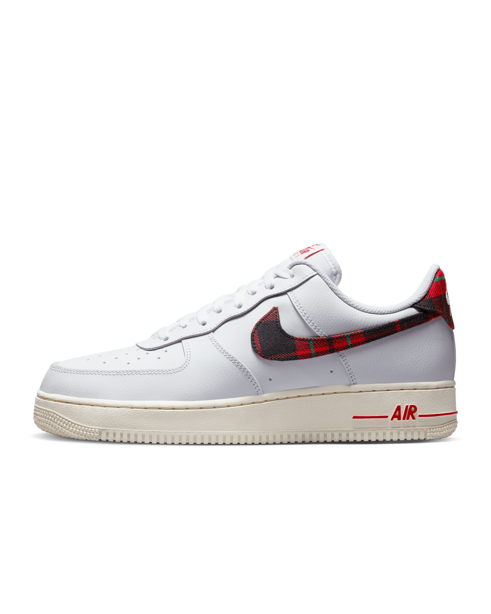 รองเท้าผู้ชาย Nike Air Force 1 '07 LV8 - ขาว/Stadium Green/Pale Ivory/University Red