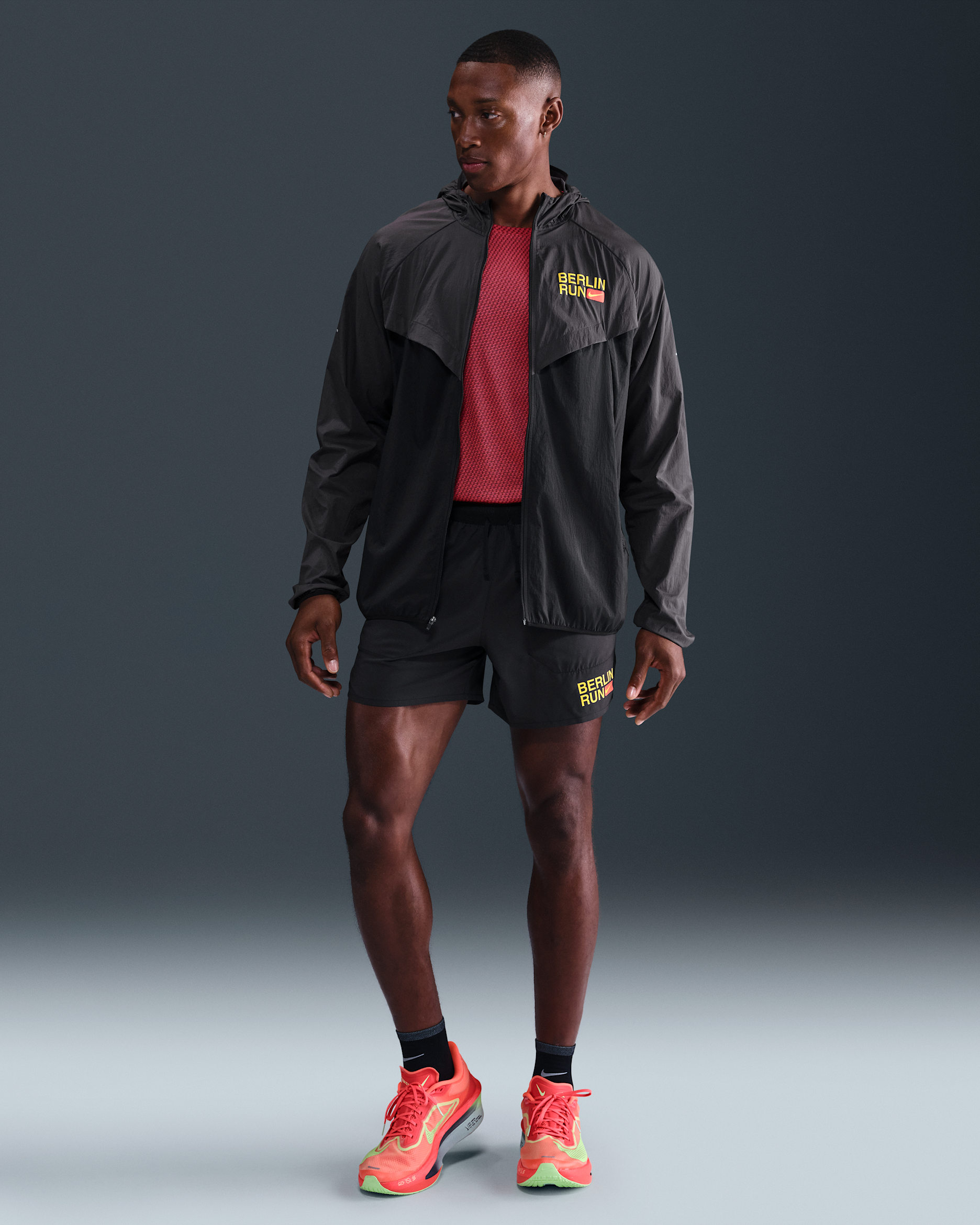 Nike Stride Men's Dri-FIT 13cm (approx.) Brief-Lined Running Shorts - Black