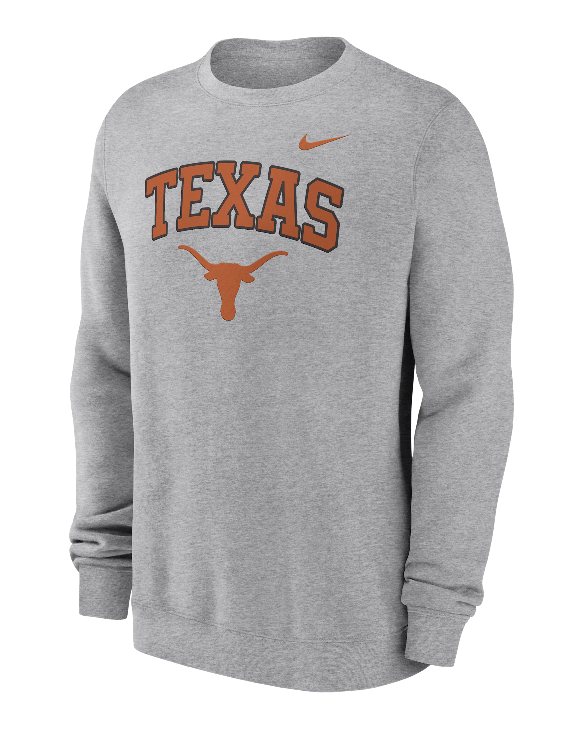 Texas Arch Men's Nike College Pullover Crew - Grey