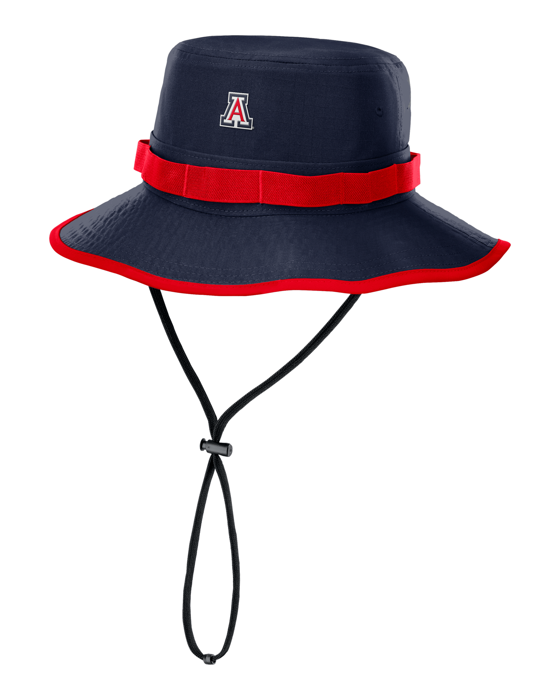 Gorro tipo pescador universitario Nike Dri-FIT para hombre Arizona Sideline Apex Gameday Boonie - Azul marino