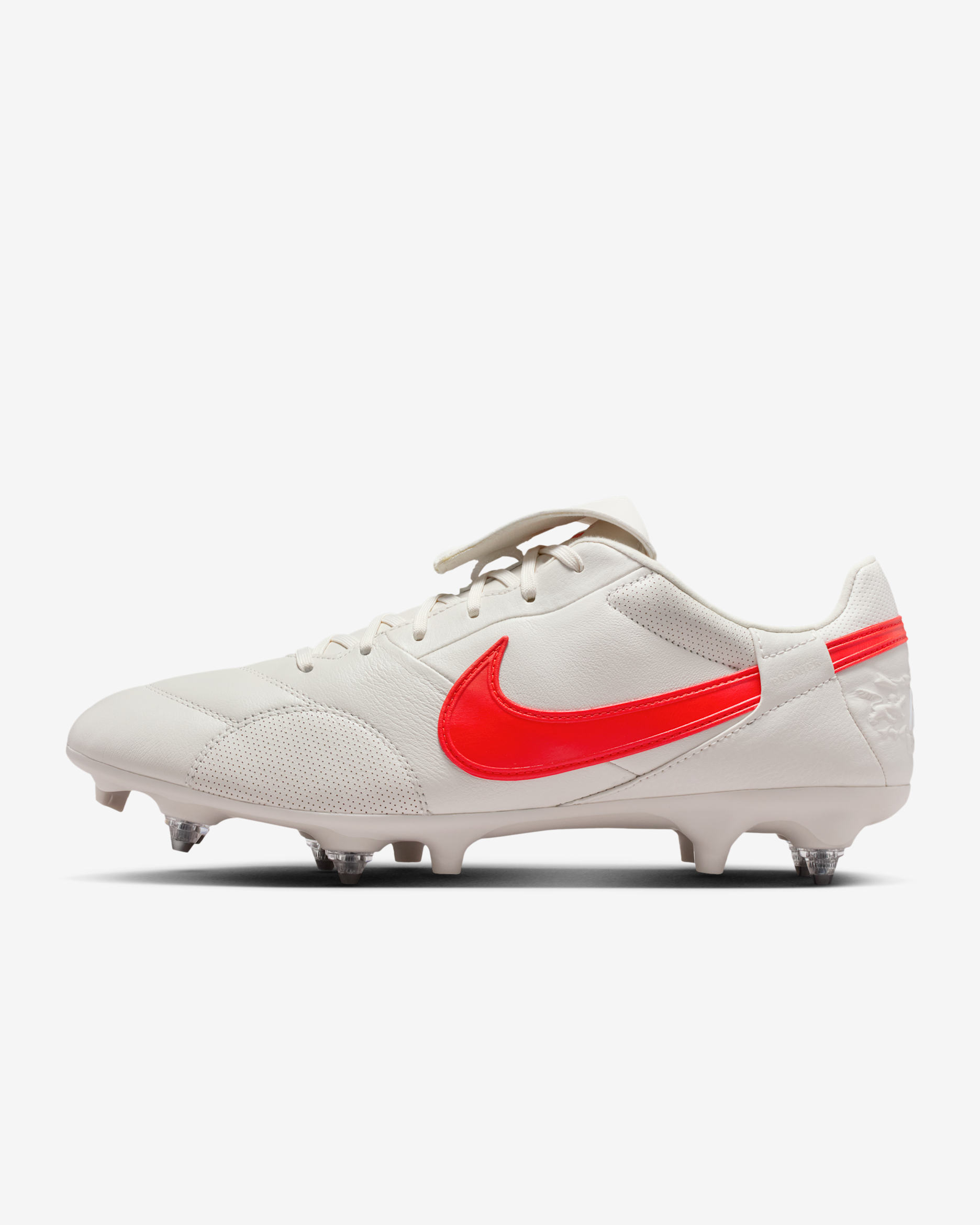 Nike Premier 3 SG-Pro Botes de futbol de perfil baix per a terreny tou - Phantom/Picante Red