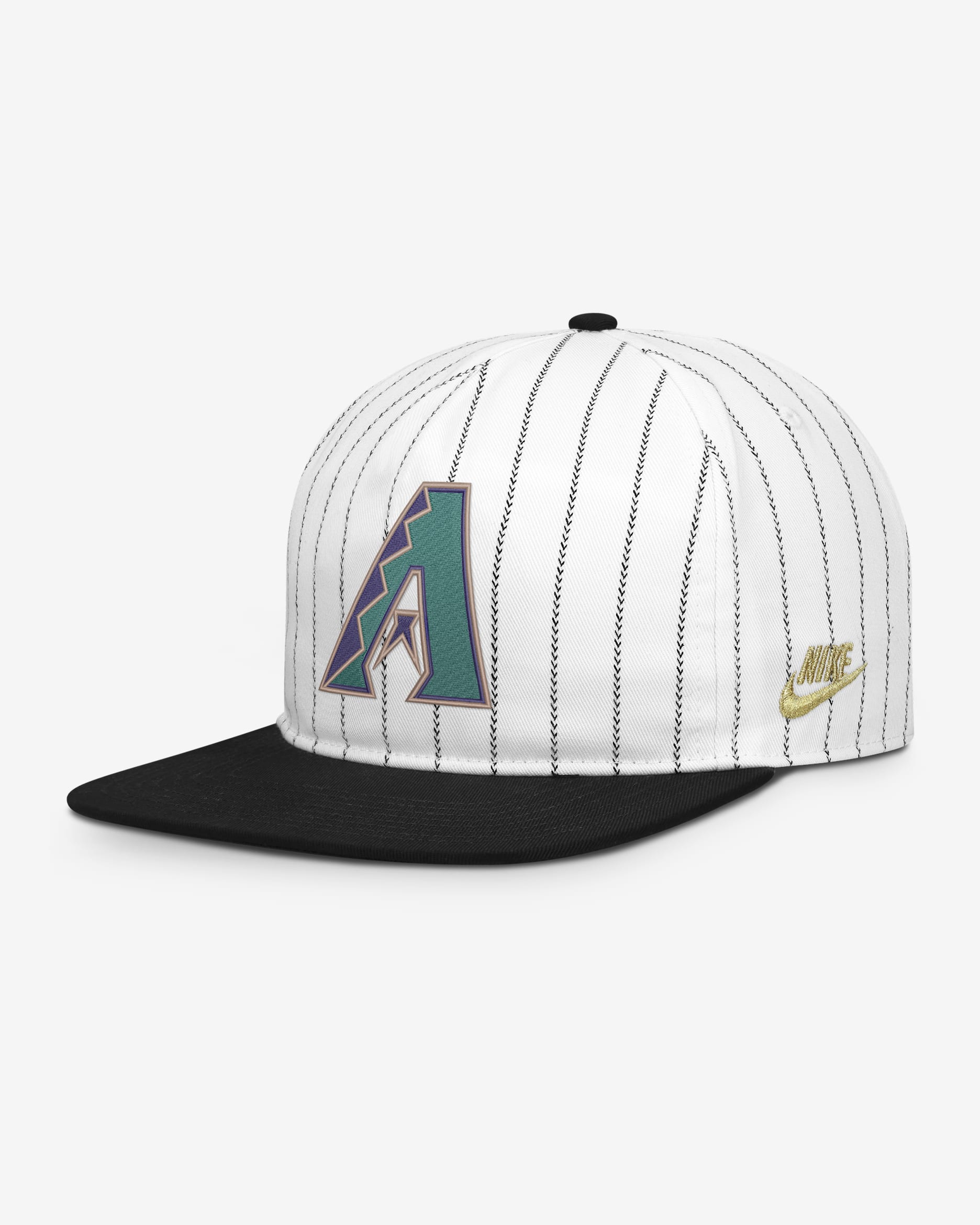 Gorra Nike de la MLB ajustable para hombre Arizona Diamondbacks Pro - Blanco