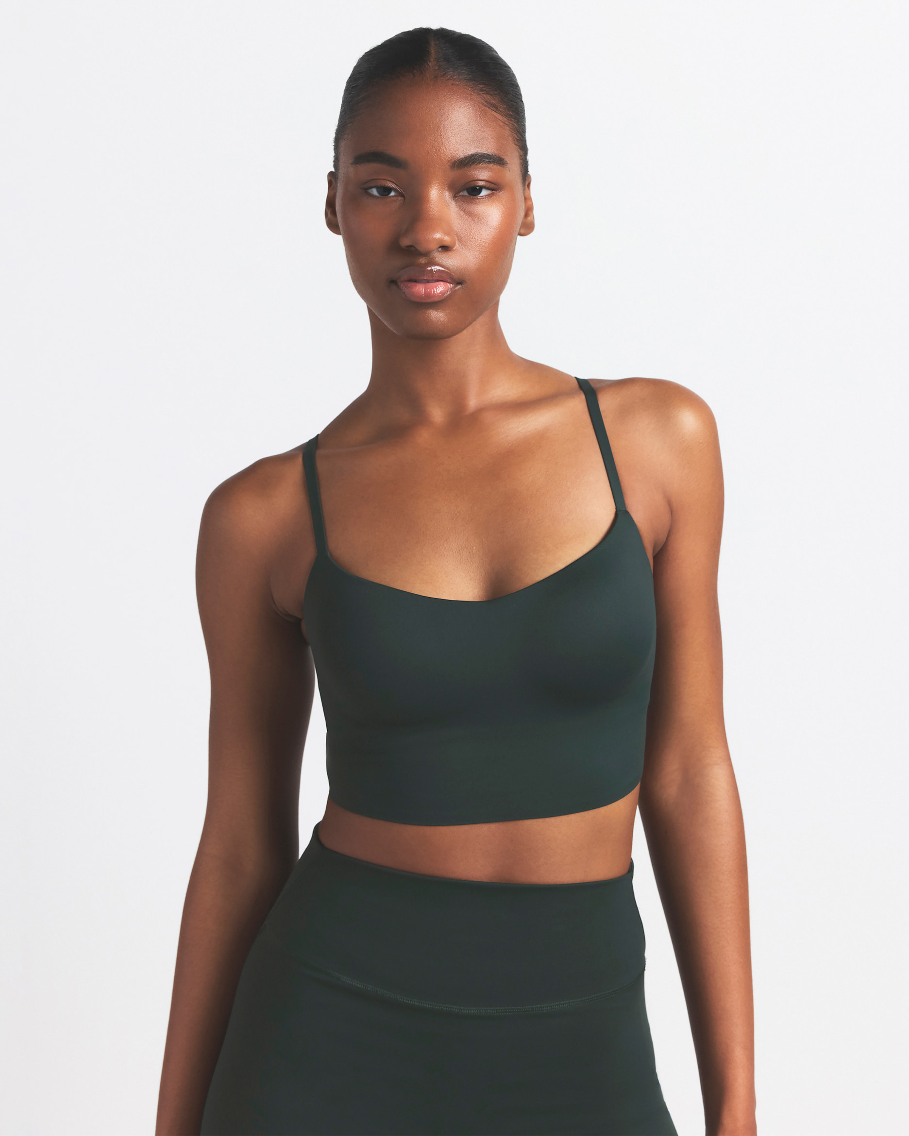 Bra de corte largo Cami para mujer NikeSKIMS Matte - NSKM DARK TEAL/NSKM DARK TEAL