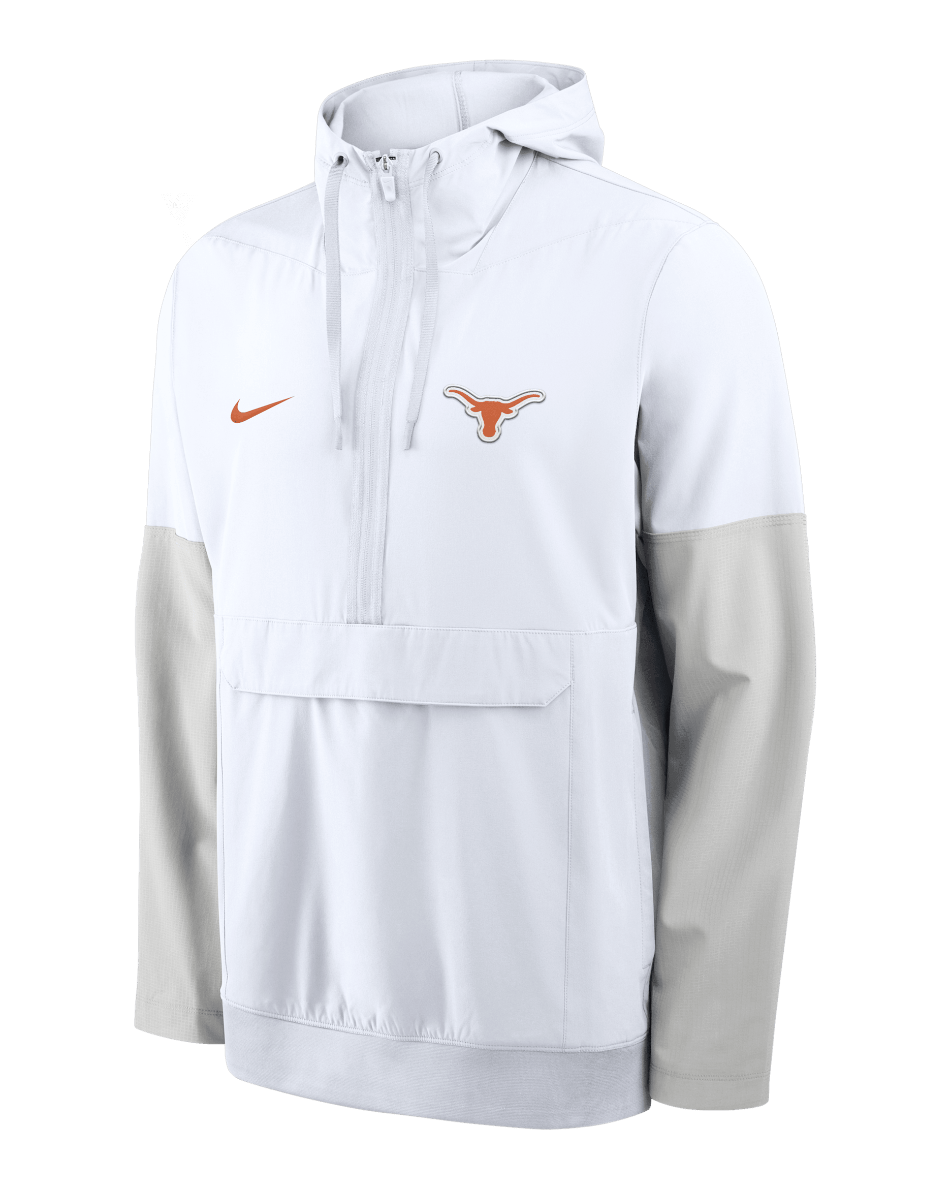 Texas Anorak Men's Nike College 1/2-Zip Hooded Jacket - White