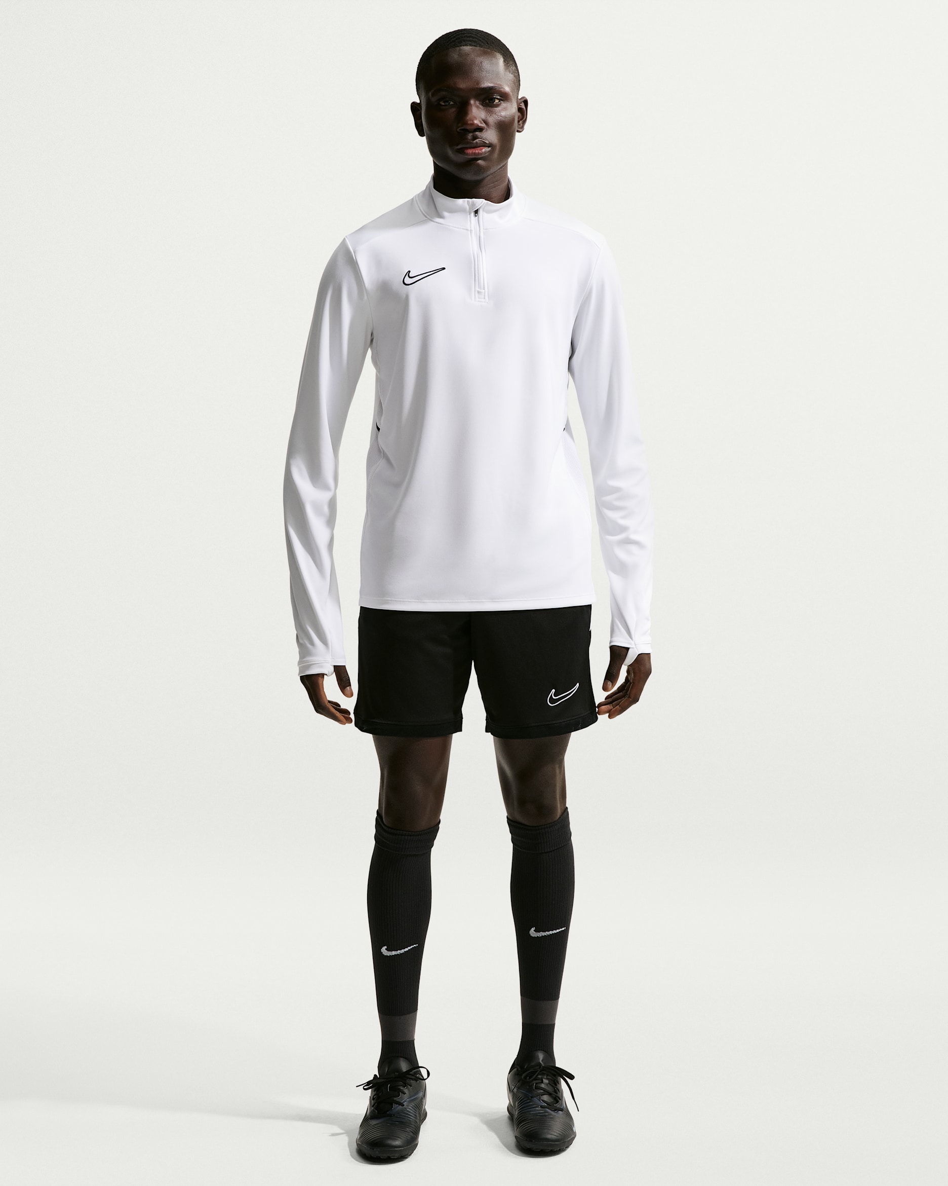 Shorts da calcio Dri-FIT Nike Academy – Uomo - Nero/Nero/Bianco