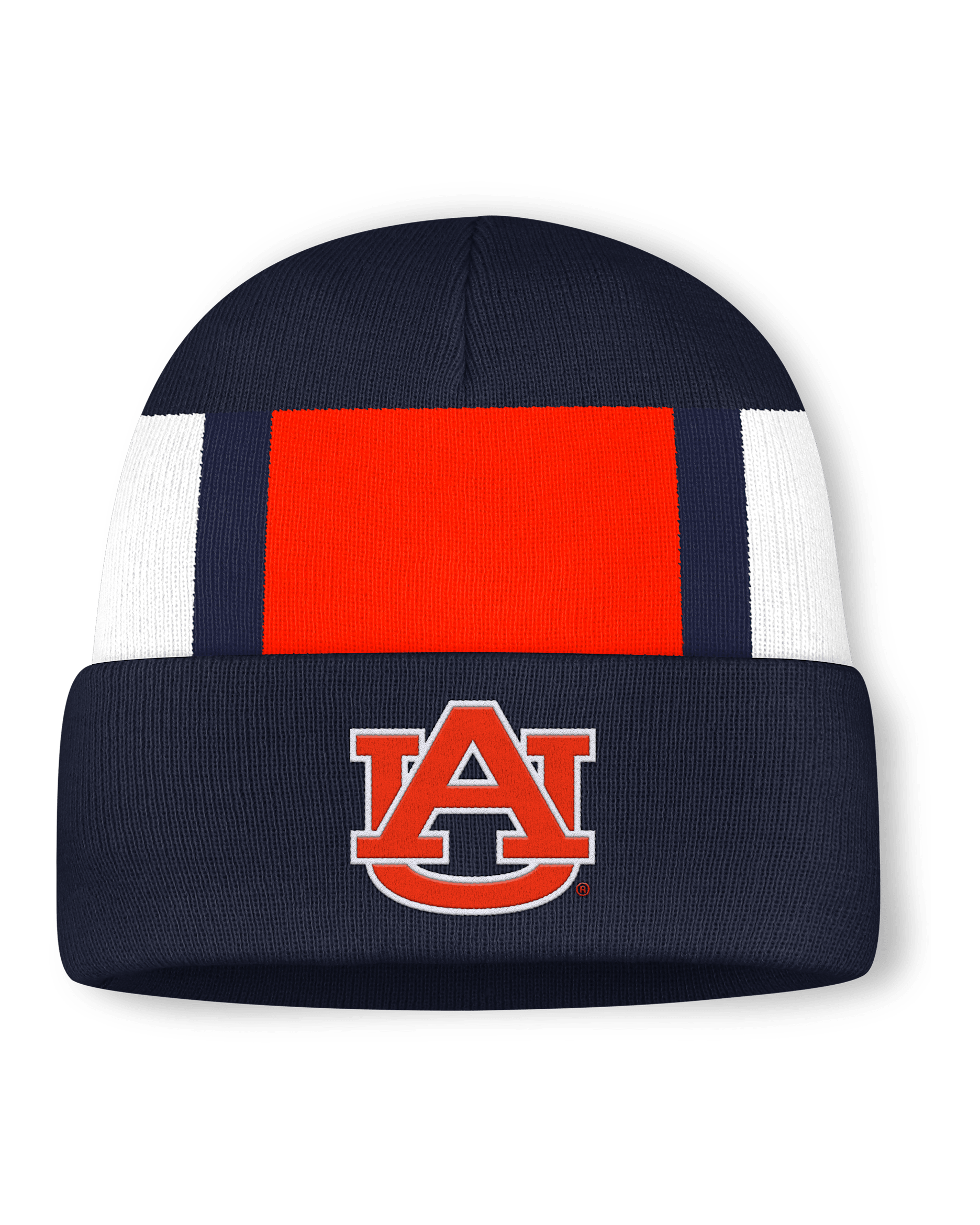Auburn Primetime Utility Campus Men's Nike College Cuffed Beanie - Navy