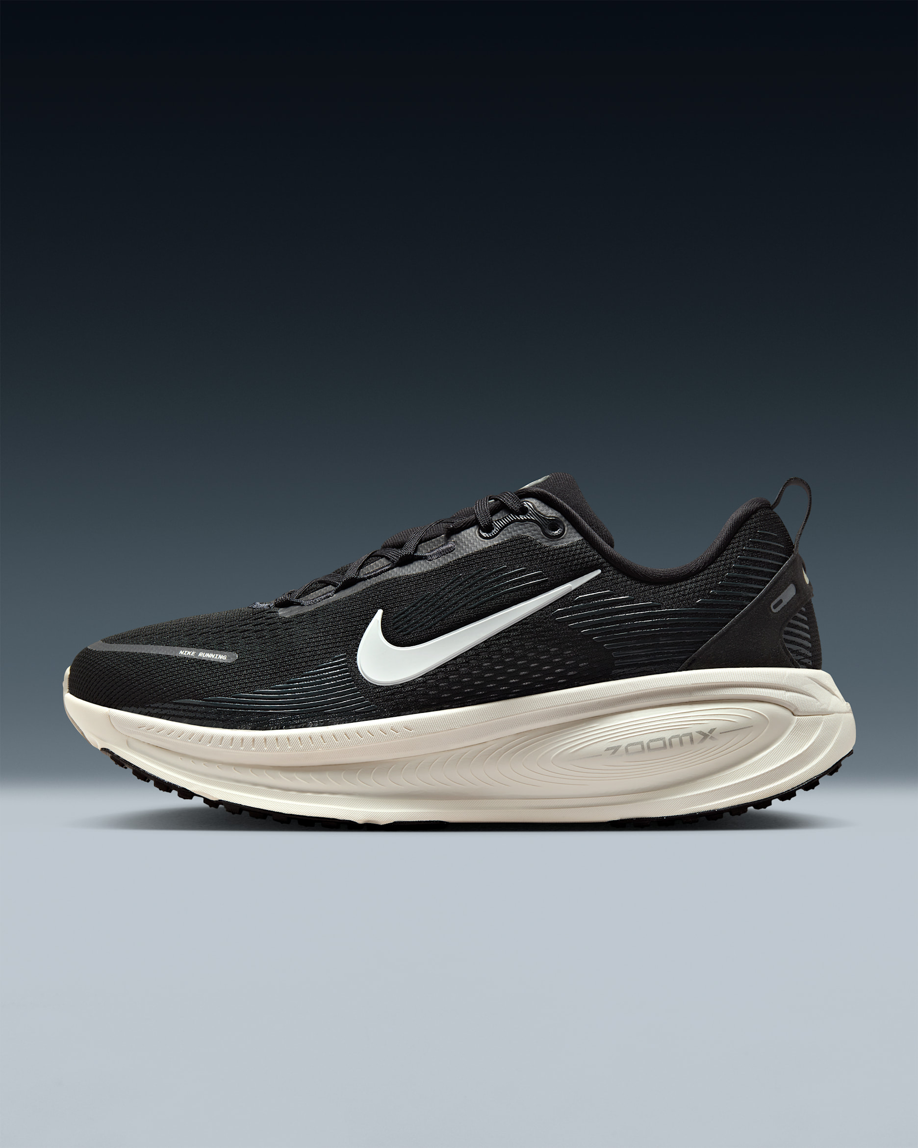Nike Vomero 18 Men's Road Running Shoes (Extra Wide) - Black/Coconut Milk/Light Iron Ore/Summit White