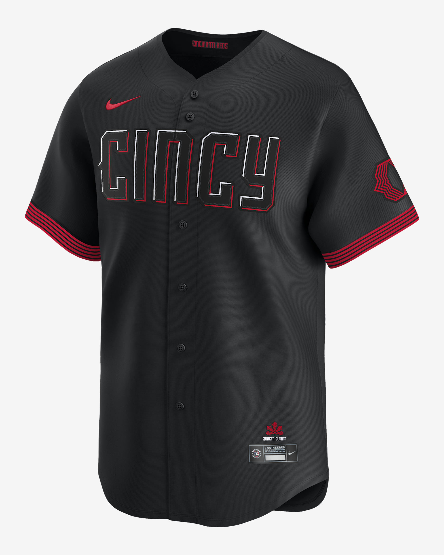 Barry Larkin Cincinnati Reds City Connect Men's Nike Dri-FIT ADV MLB Limited Jersey - Black