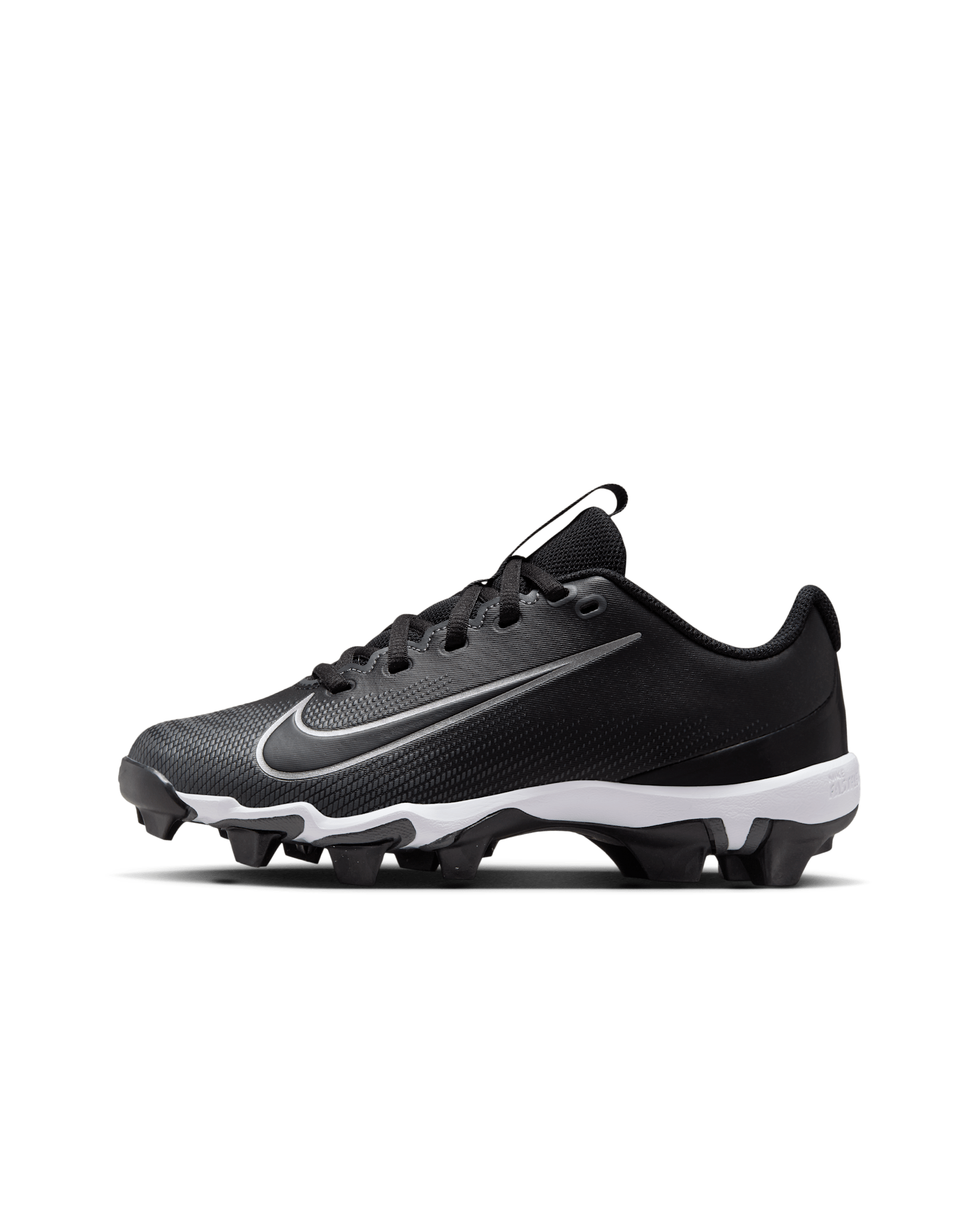 Tacos de fútbol para niños grandes Nike Vapor Shark 3 - Negro/Gris oscuro/Blanco/Negro