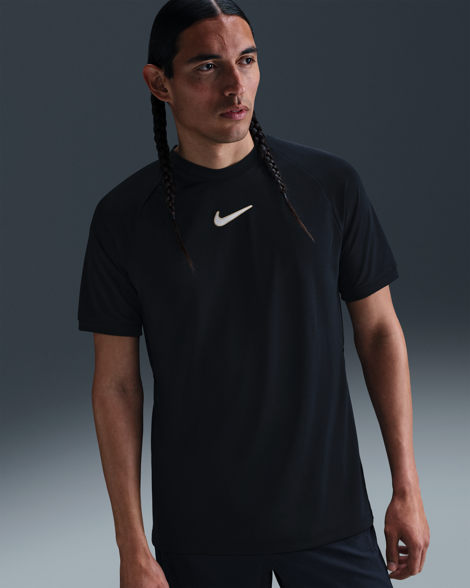 Nike Academy Samarreta de futbol Dri-FIT - Home - Negre/Negre/Pale Ivory/Pale Ivory