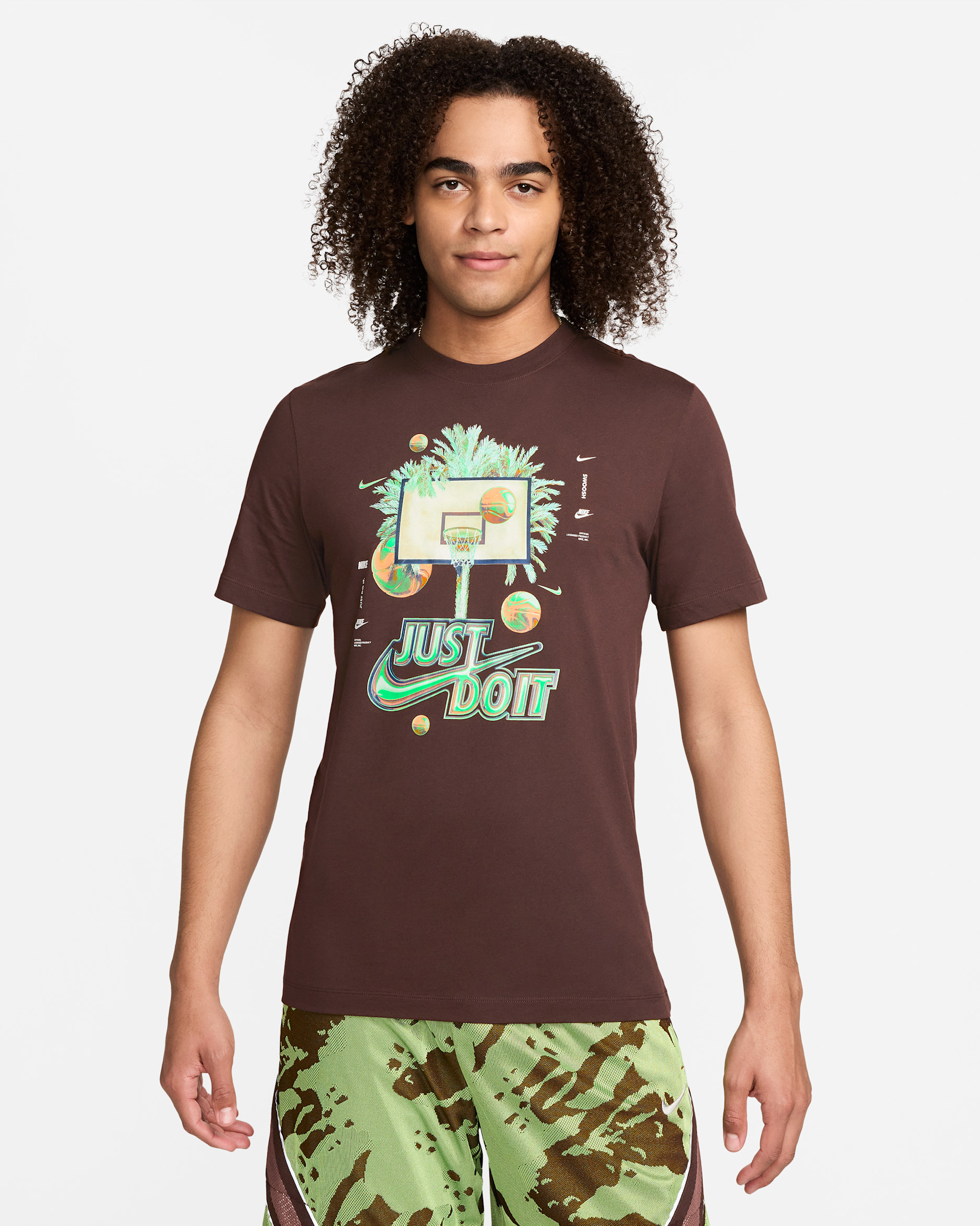 Nike Men's Basketball T-Shirt - Earth