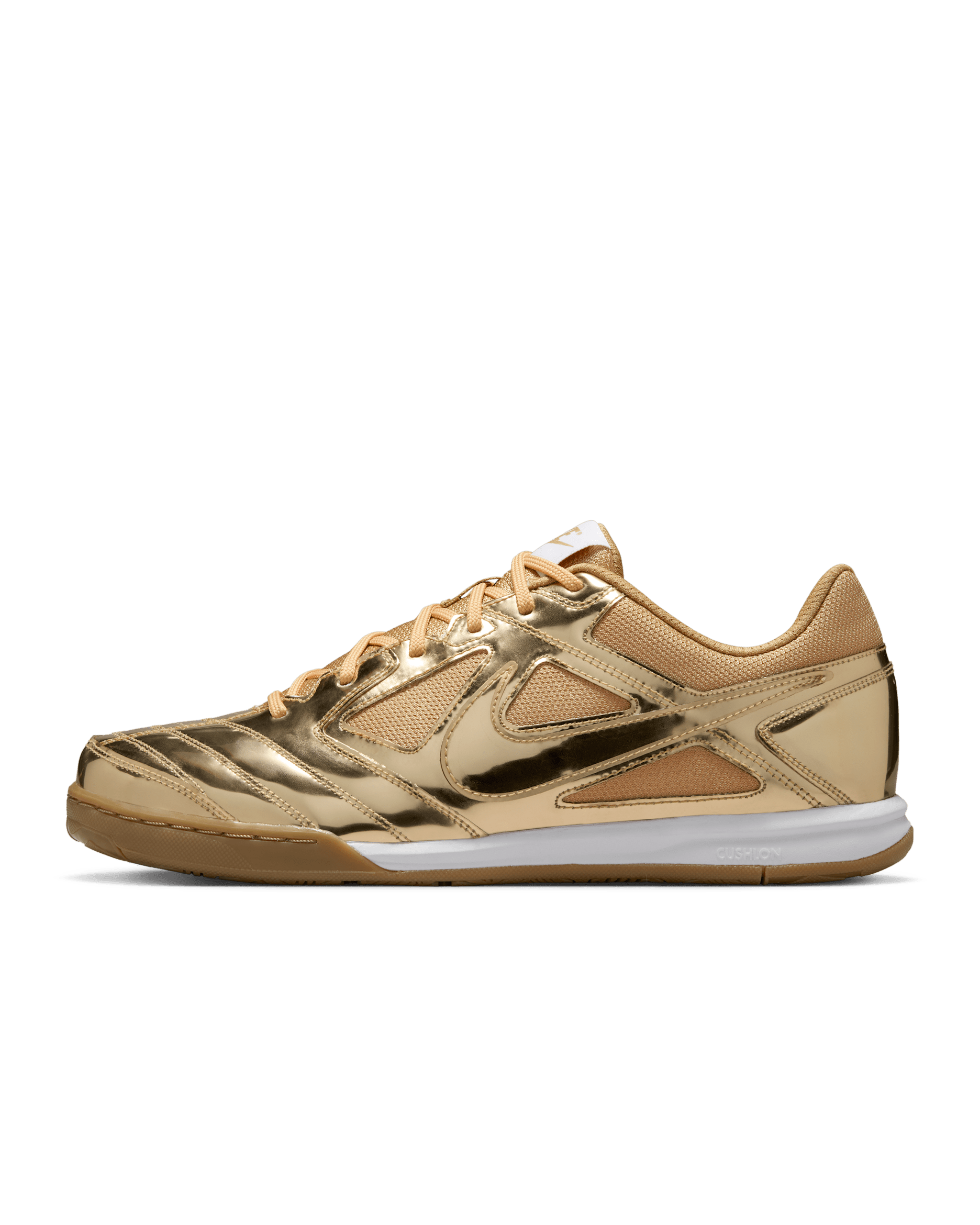 Nike Gato LV8 Men's Shoes - Metallic Gold/White/Gum Light Brown/Metallic Gold