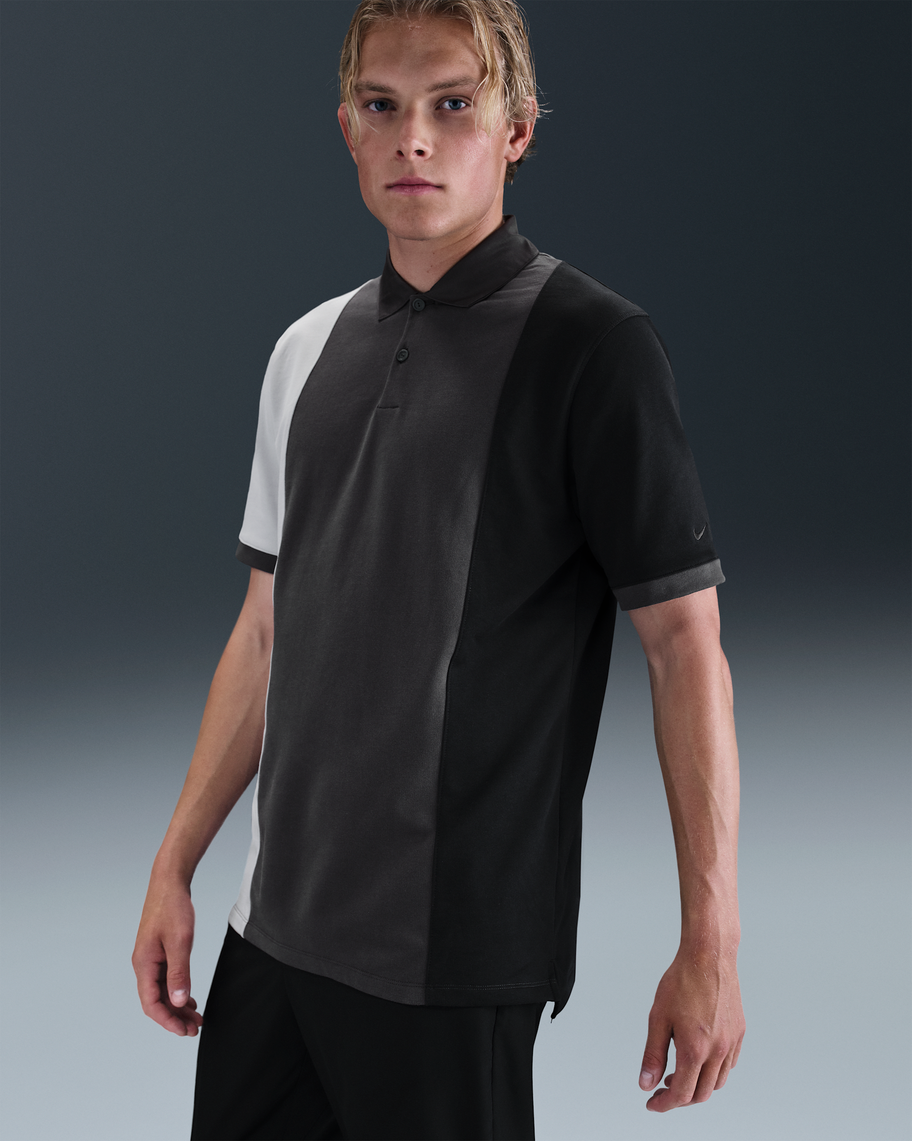 Nike Victory+ Men's Golf Polo - Anthracite/Wolf Grey/Black/Anthracite