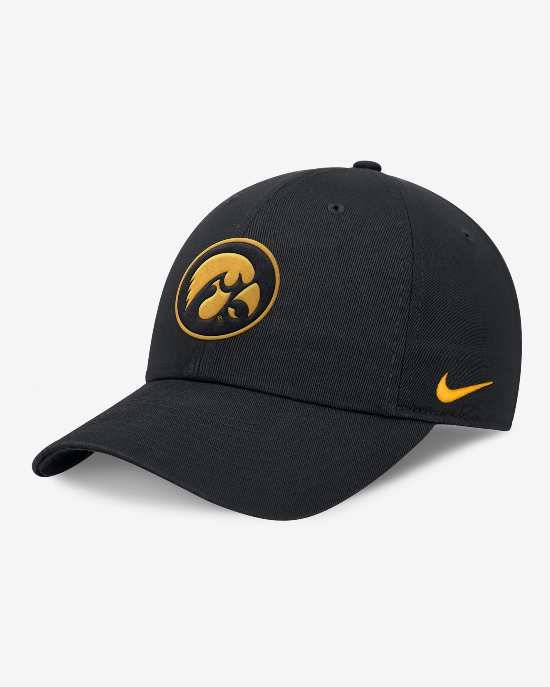 Iowa Club Men's Nike College Adjustable Hat - Black