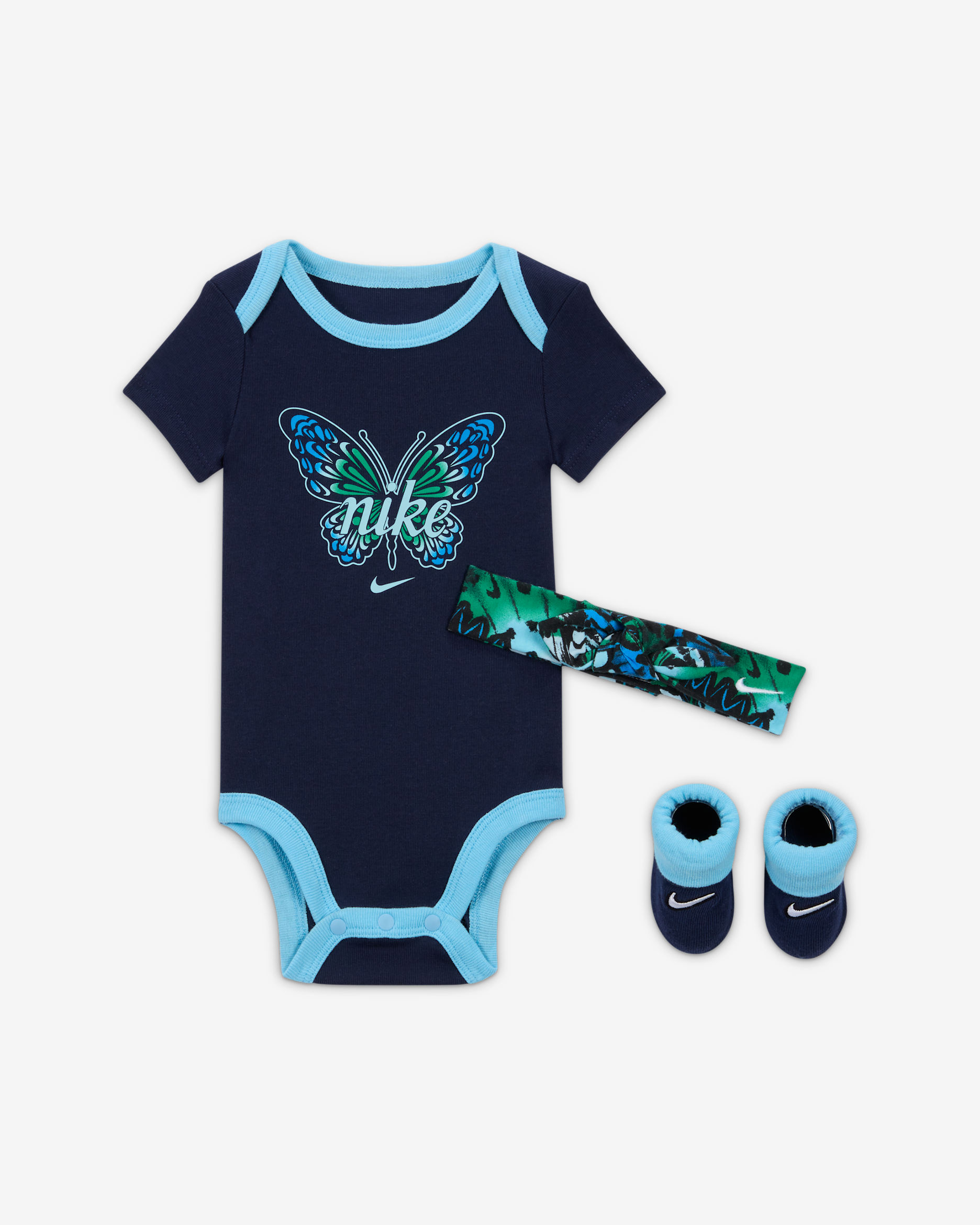 Nike Metamorph Baby 3-Piece Boxed Set - Midnight Navy