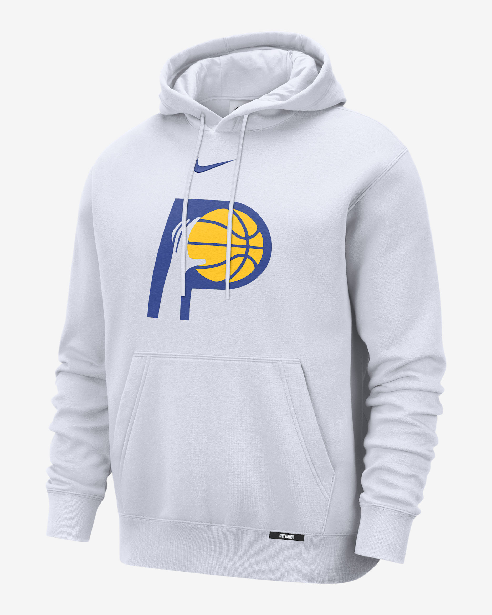 Indiana Pacers City Edition Men's Nike Club Hoodie - White