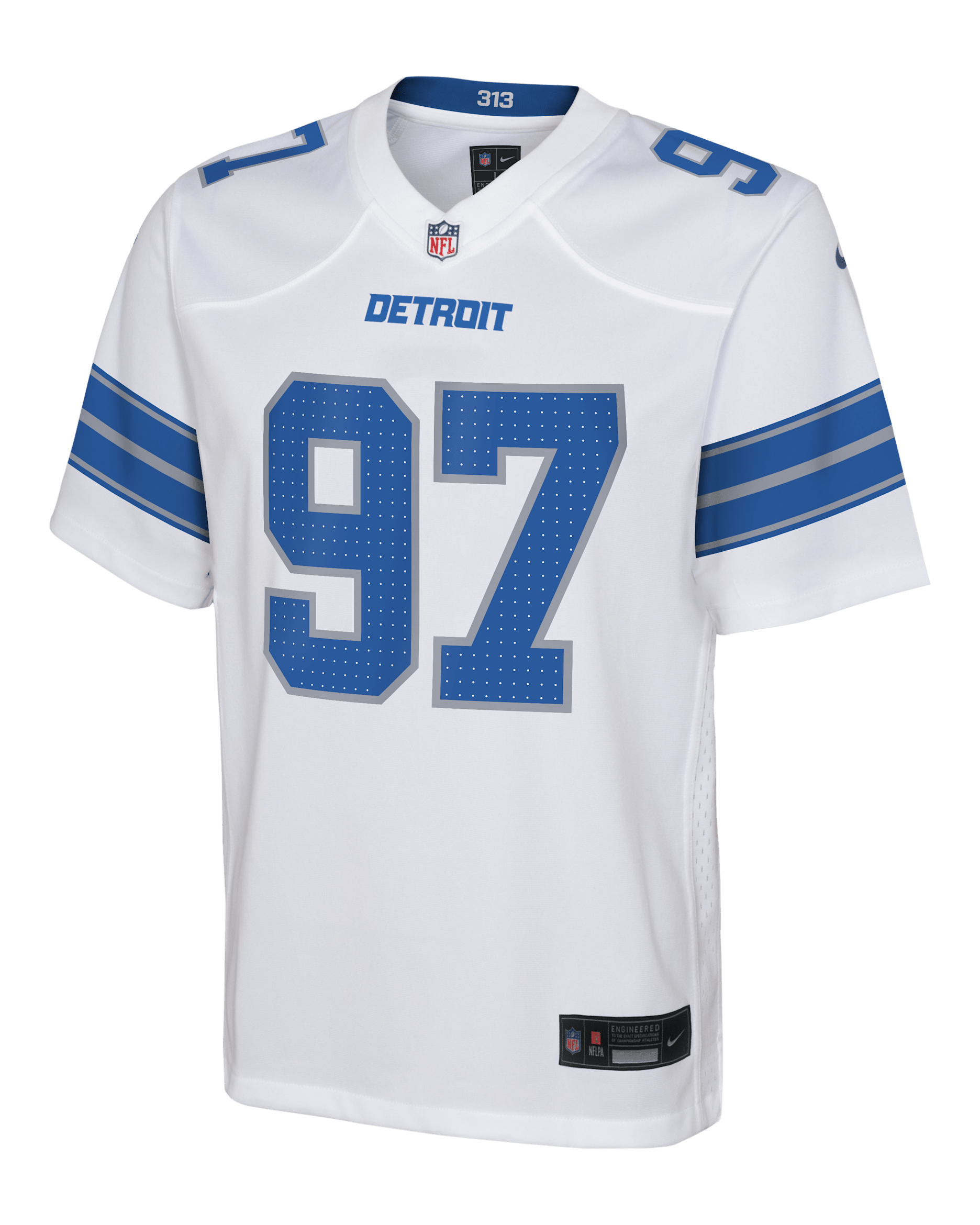 Jersey Nike de la NFL Game para niños talla grande Aidan Hutchinson Detroit Lions