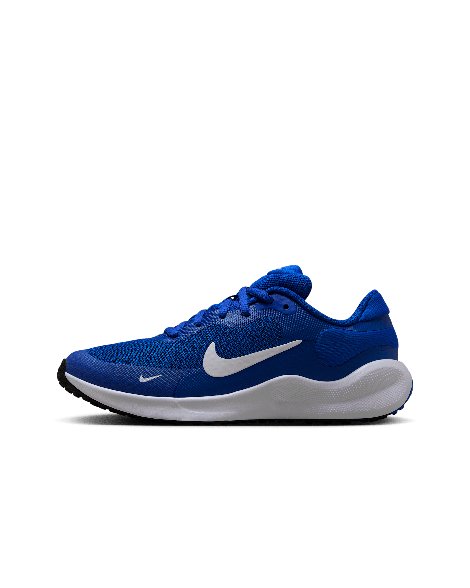 Nike Revolution 7 Big Kids' Road Running Shoes - Game Royal/Black/White