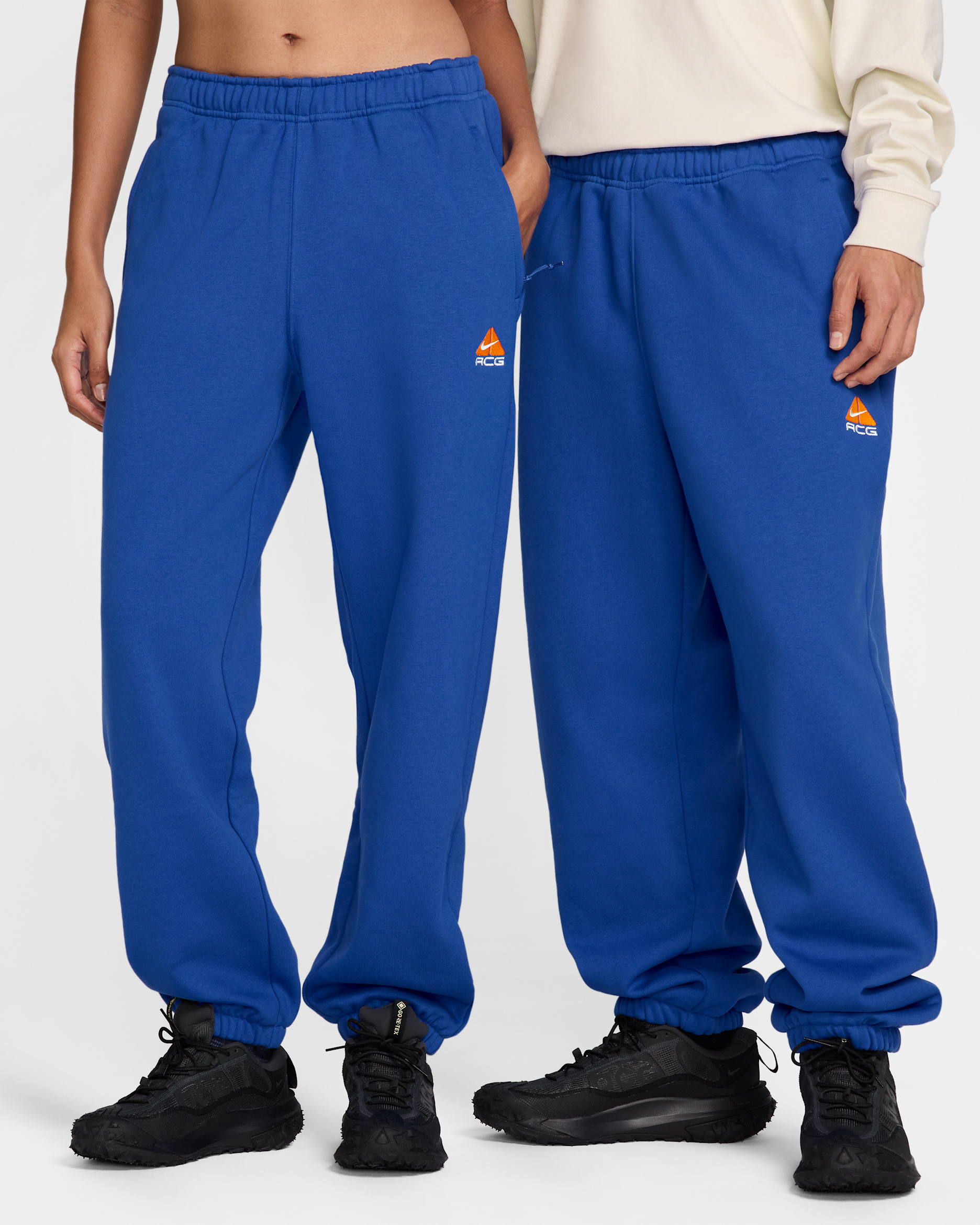 Pantalon « Tuff Fleece » déperlant Therma-FIT Nike ACG Lungs - Game Royal/Safety Orange/Blue Void/Summit White