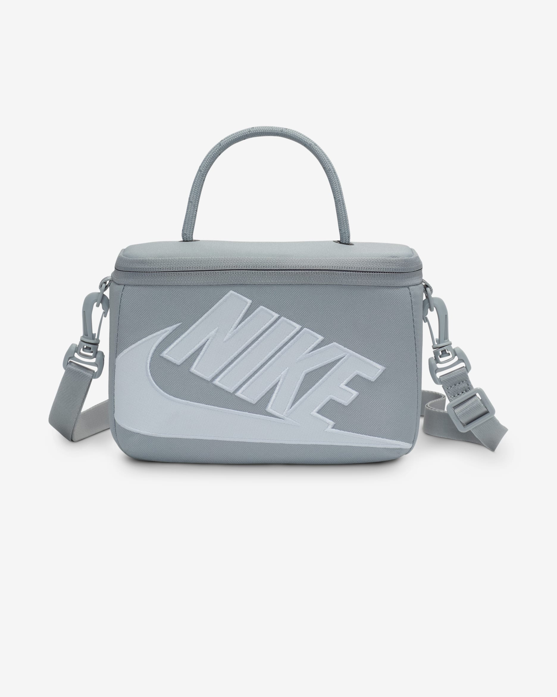 Nike 迷你鞋盒斜背包 (3 公升) - Wolf Grey/Wolf Grey/白色